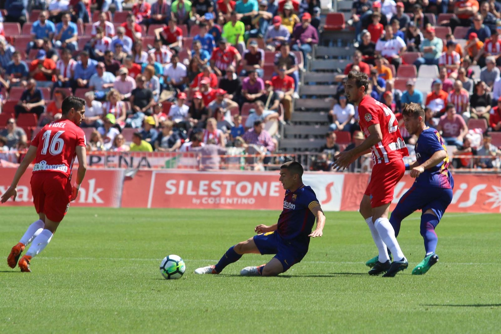 El UD Almería-Barça B, en imágenes