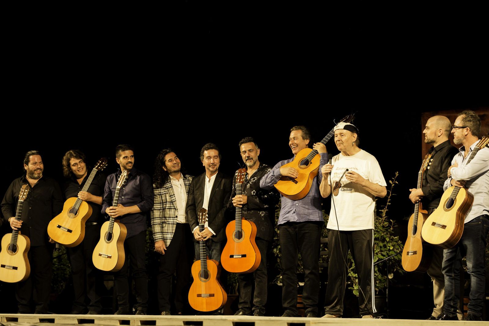 Una imagen del homenaje que hizo el Festival de la Guitarra de Jerez a Balao.