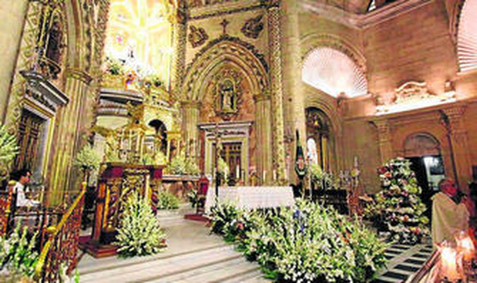 Último día del Septenario con la asistencia de las hermandades filiales.