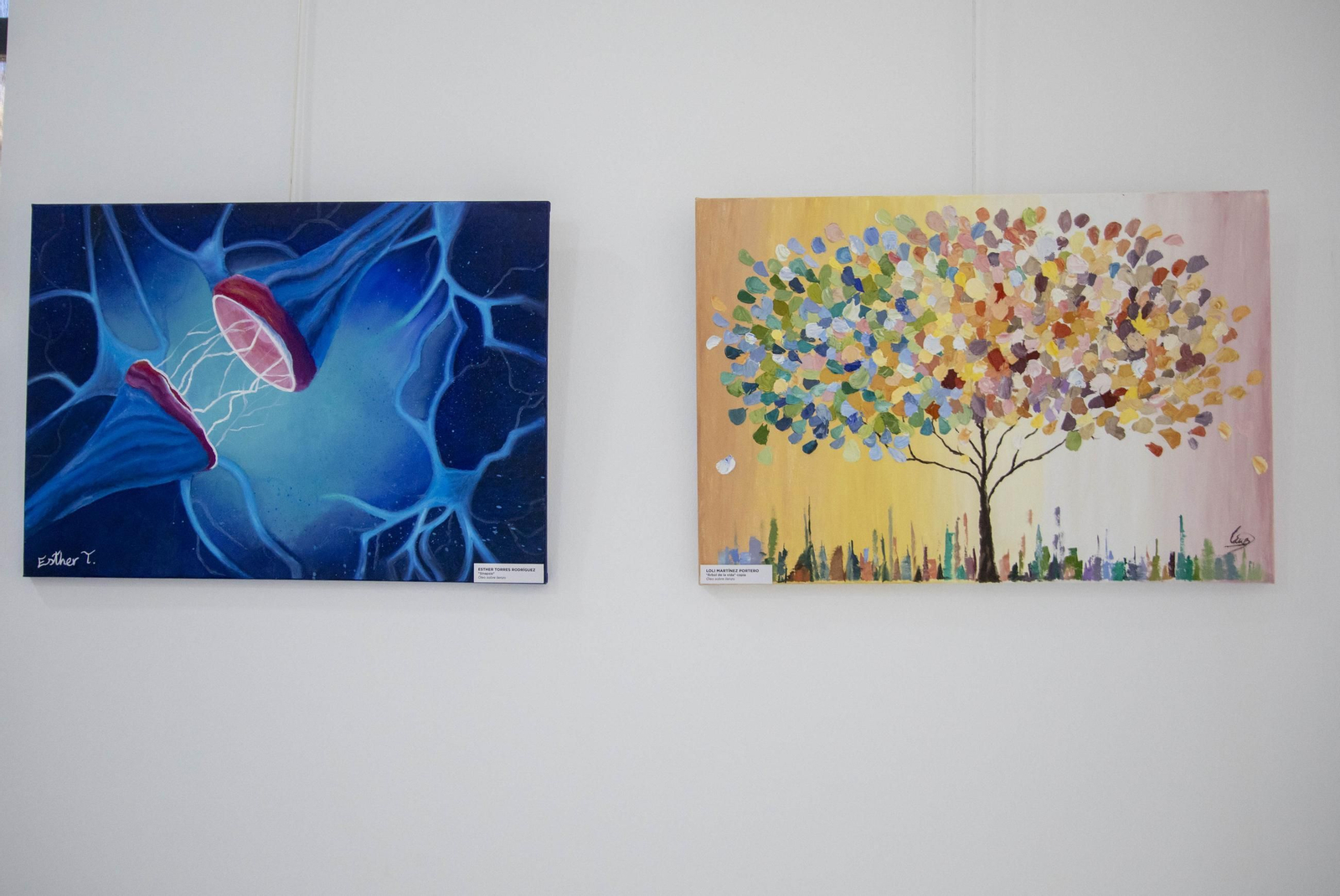 Las imágenes de la exposición de arte de la Escuela de Artepintura de Almería