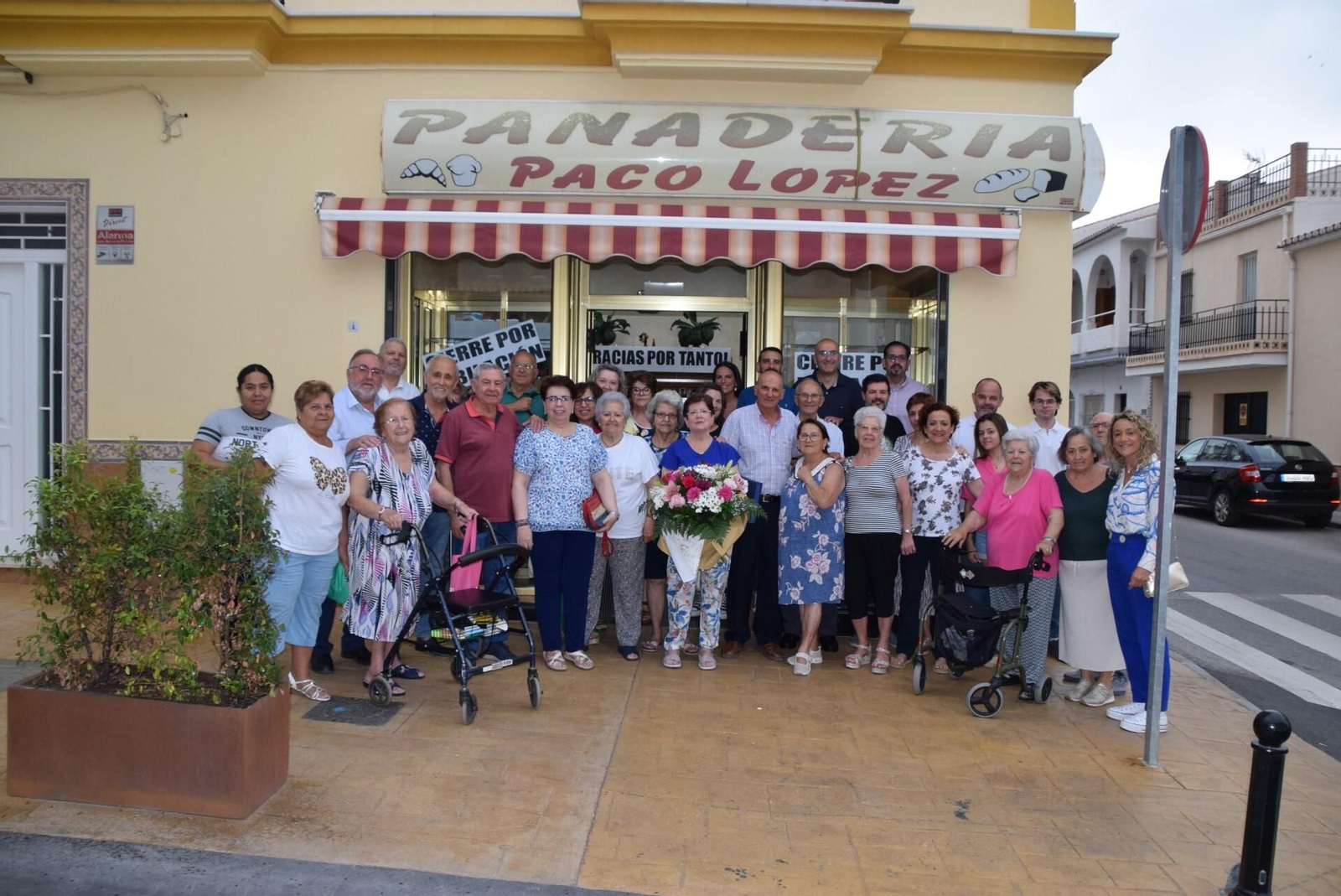 Despedida de la panadería Paco López