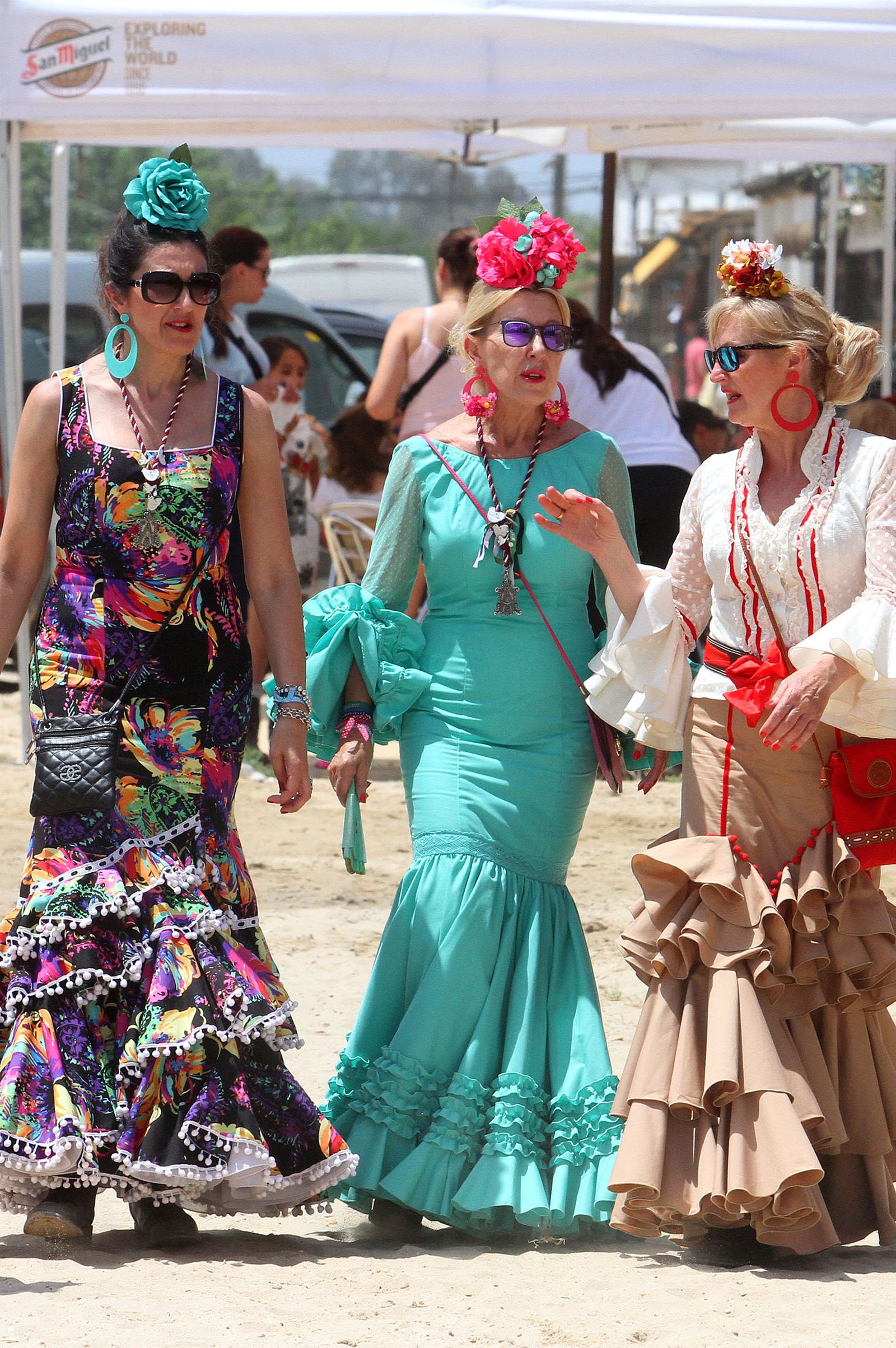 Ambiente en la aldea del Rocío.