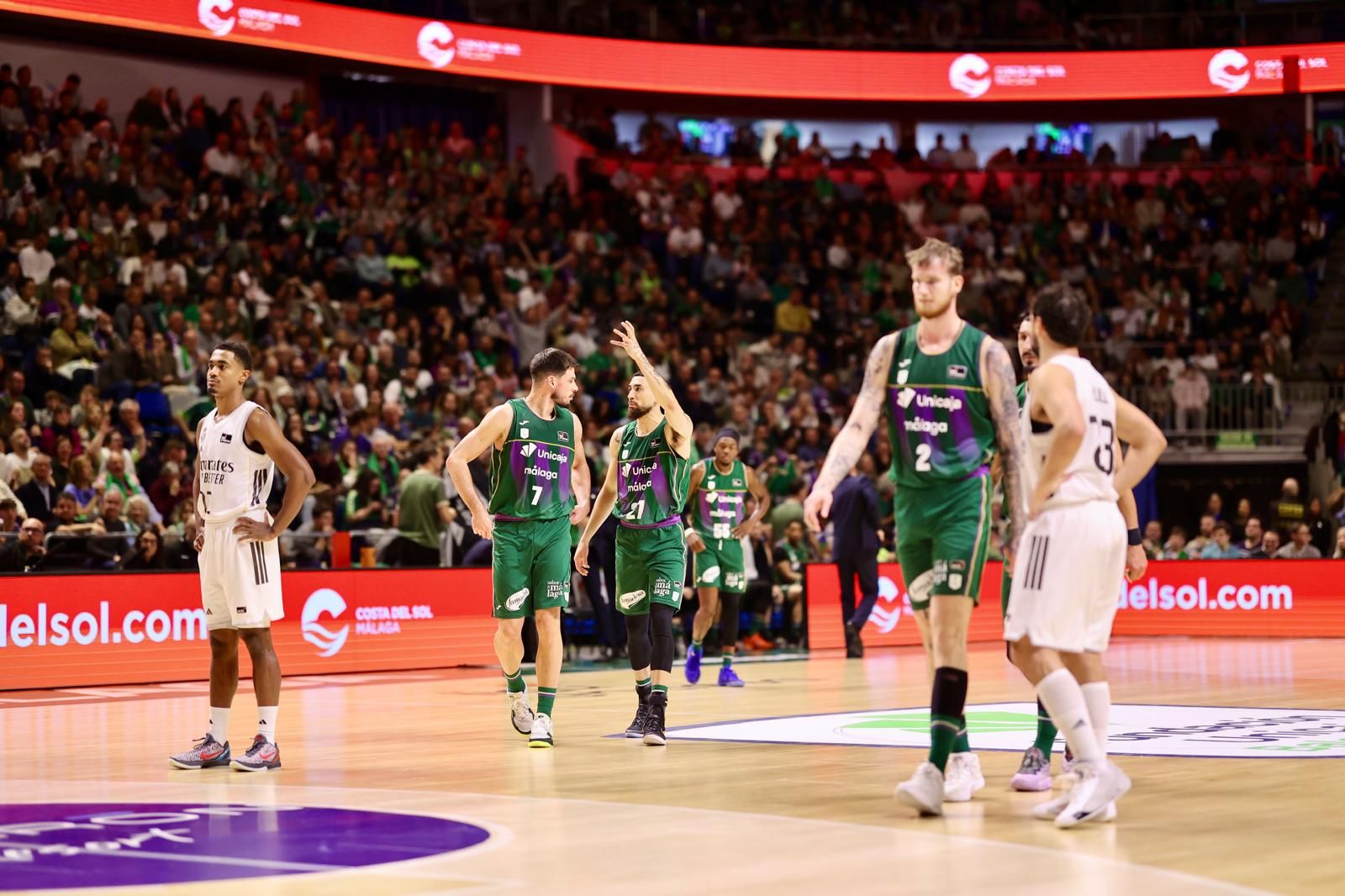 Unicaja-Real Madrid, en fotos
