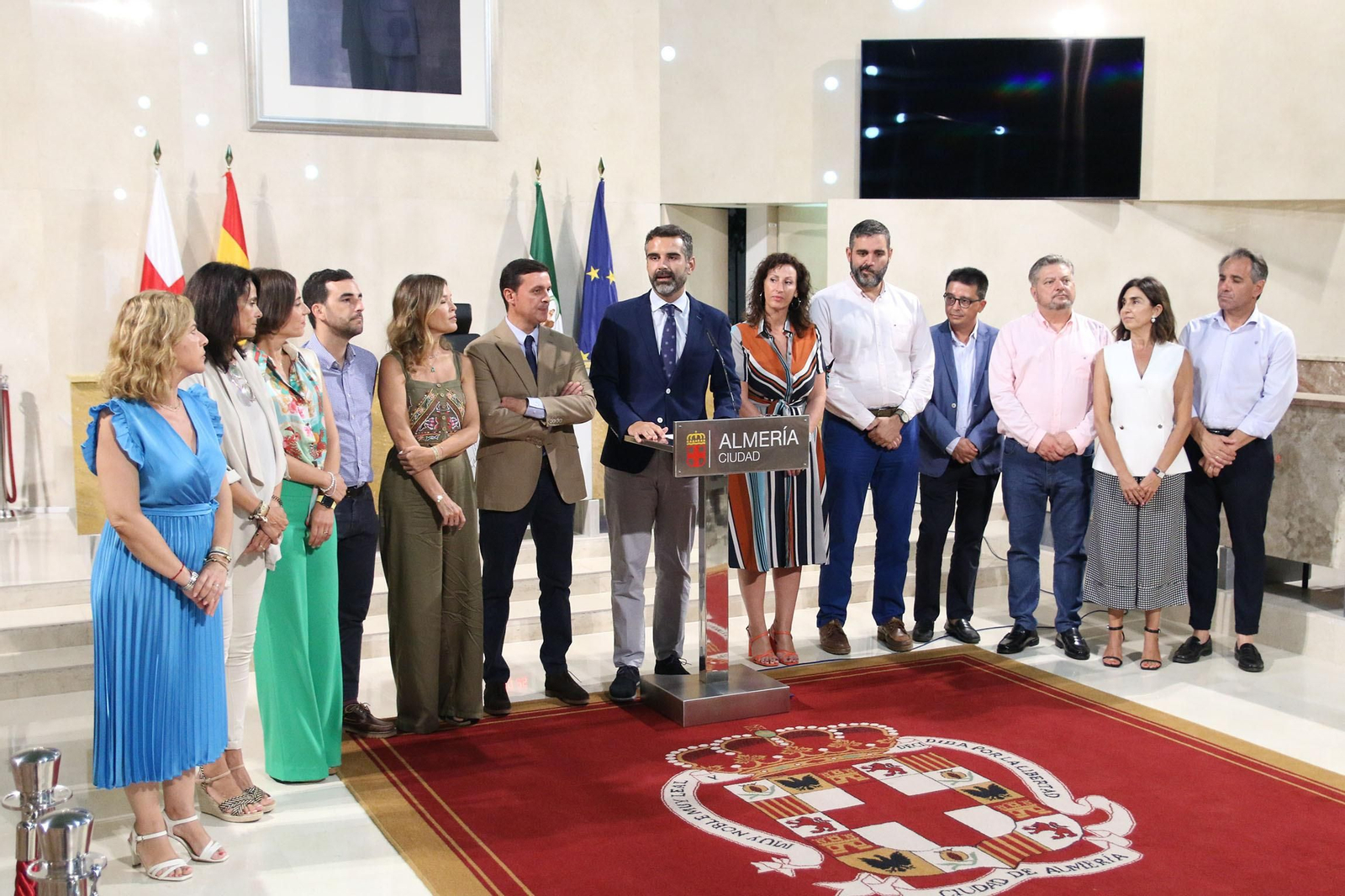 Las imágenes de la despedida de Ramón Fernández-Pacheco como alcalde de Almería