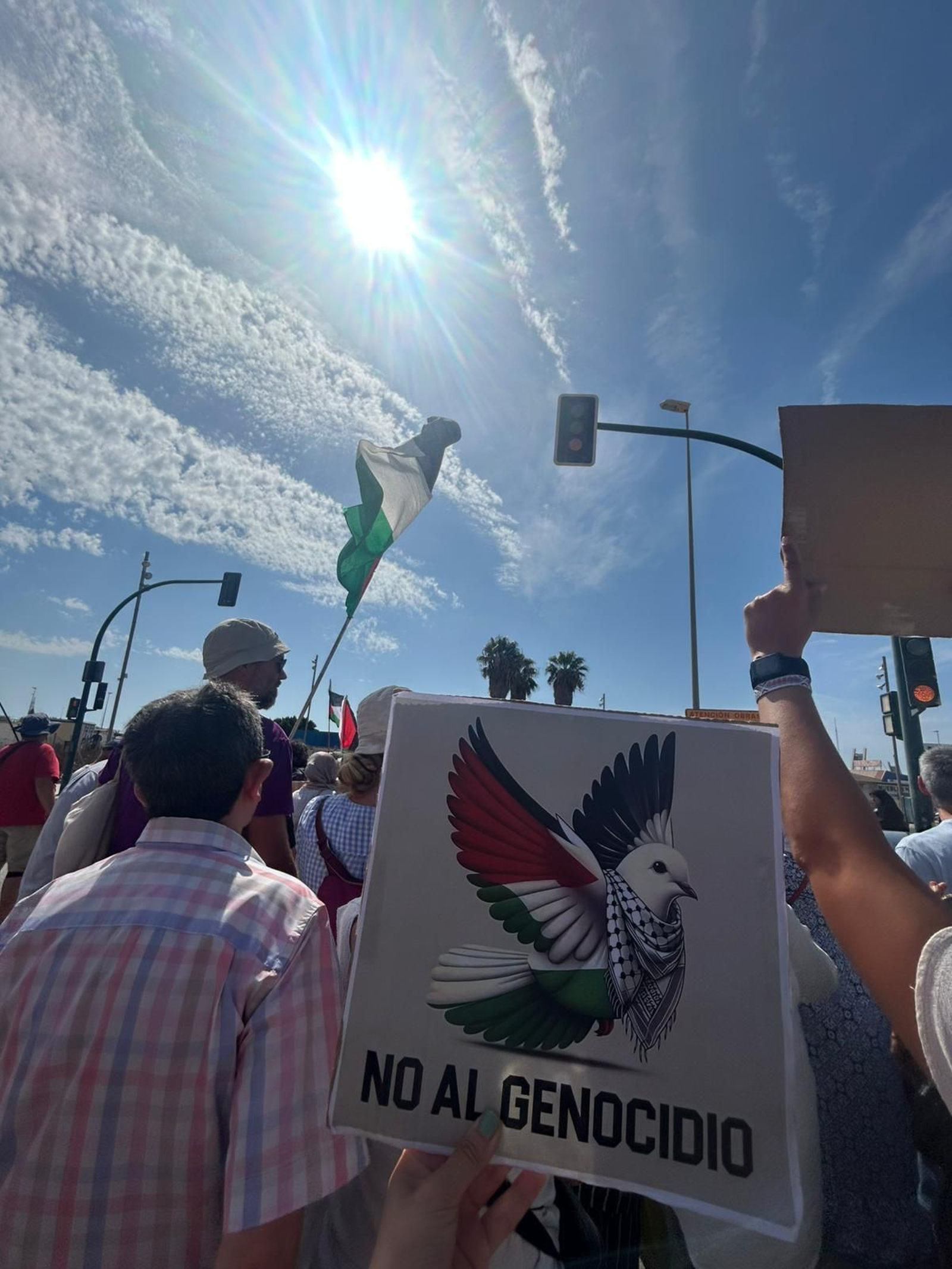 La manifestación de Almería y sus barrios contra el genocidio en Palestina, en imágenes
