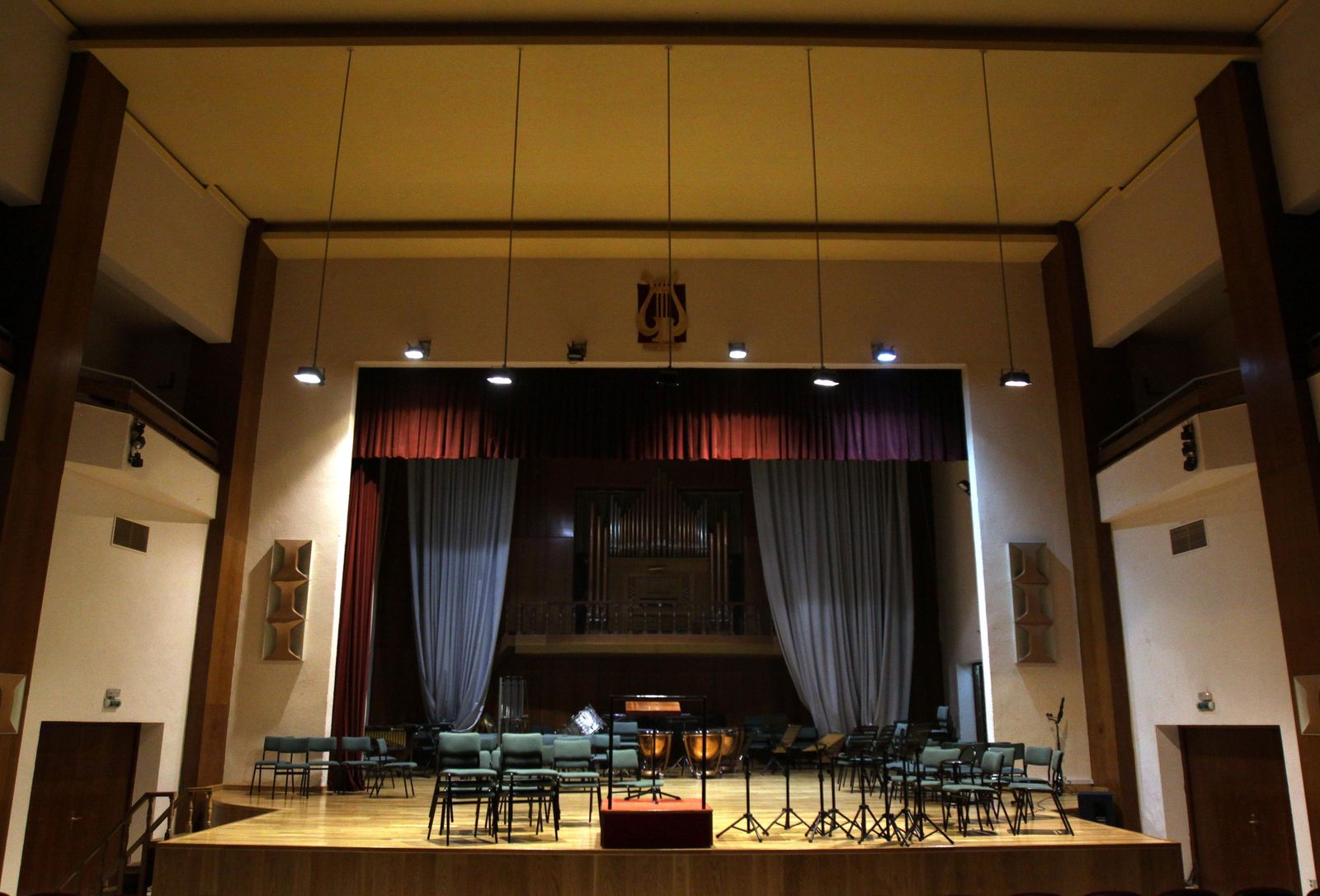 La Sala Falla del Conservatorio Superior de música de Málaga.