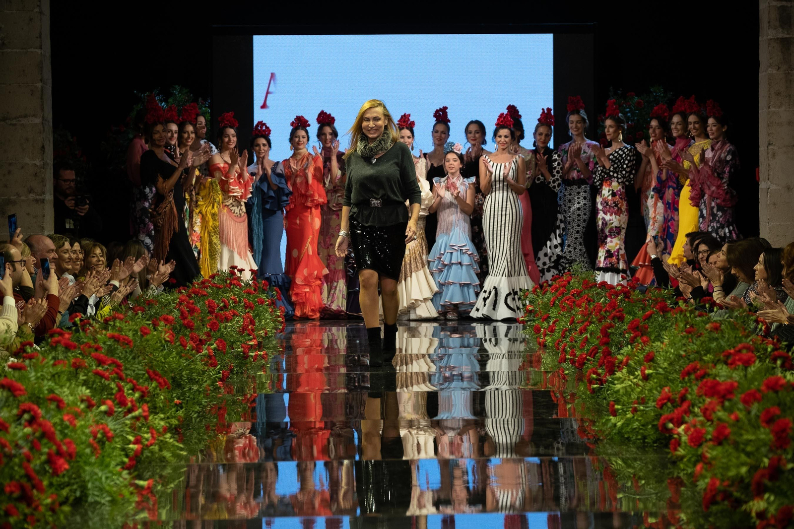 Desfile de Ángeles Verano en la Pasarela Flamenca Jerez Tío Pepe 2023