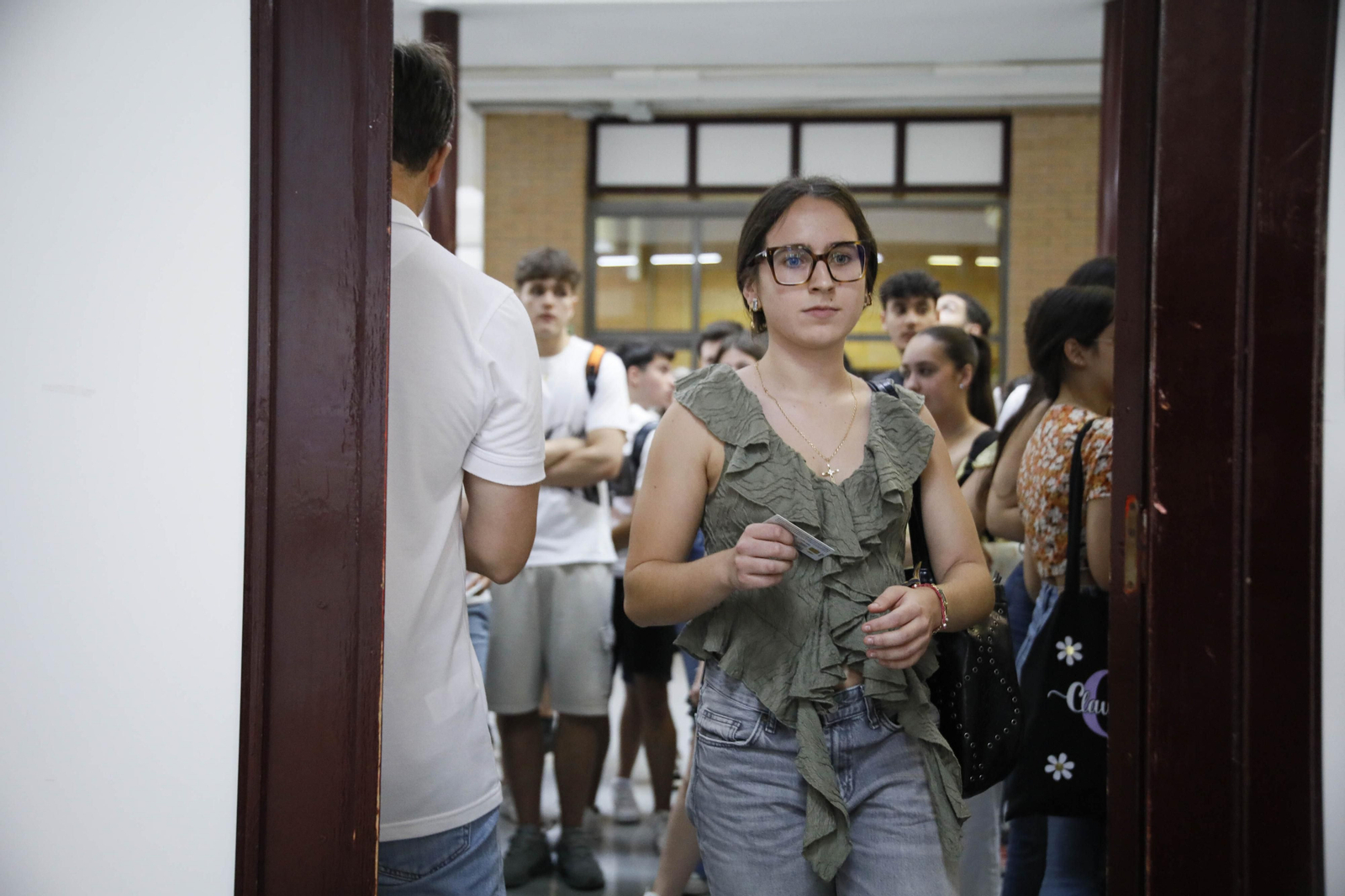 Imágenes de la evaluación para el acceso al sistema universitario (PEvAU)