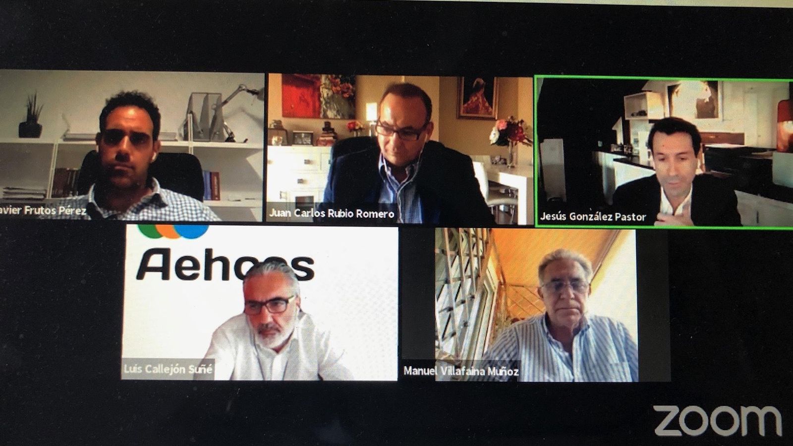 Un momento del taller a través de videoconferencia.