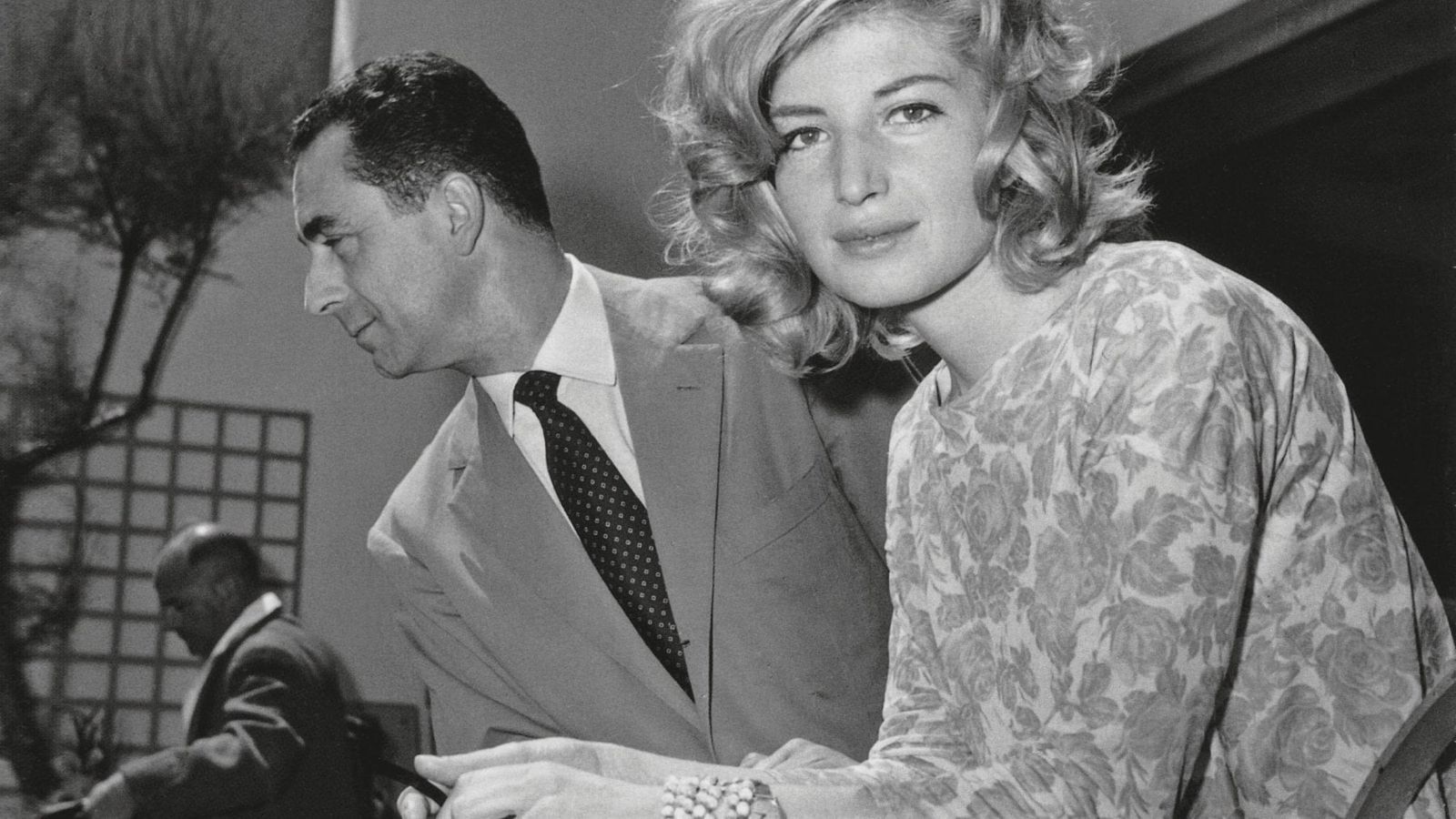 Michelangelo Antonioni y Monica Vitti.