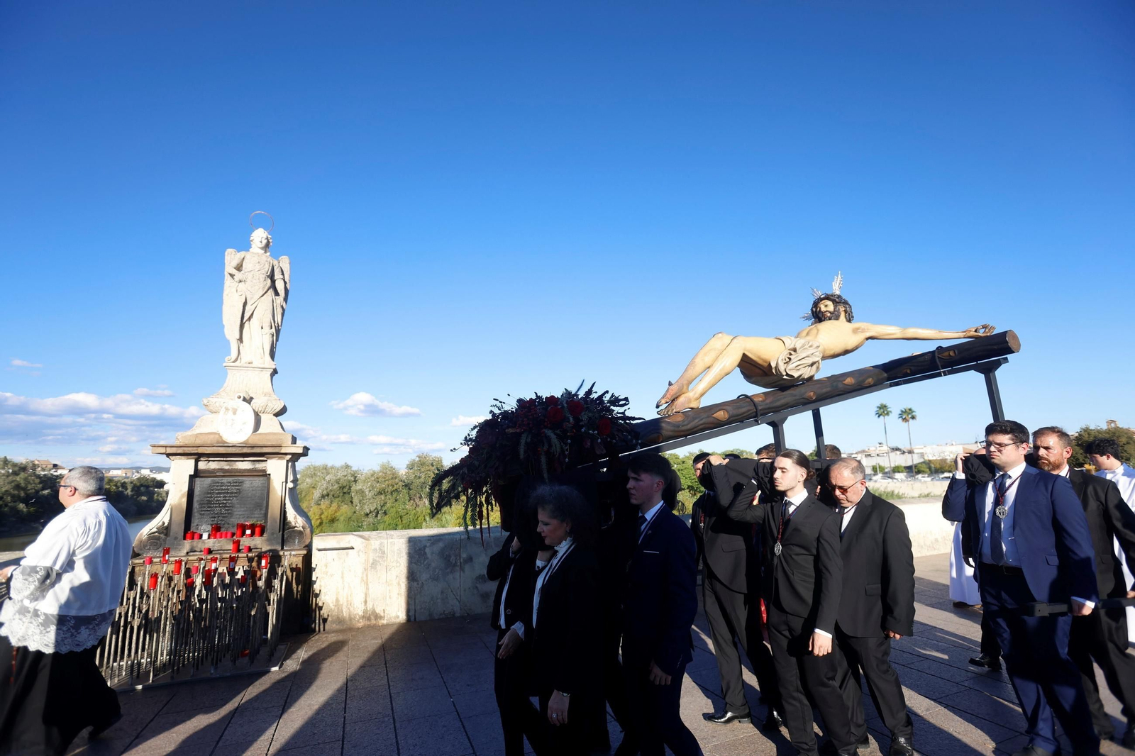 Santísimo Cristo de la Caridad de Pozoblanco, en el Magno Vía Crucis de Córdoba