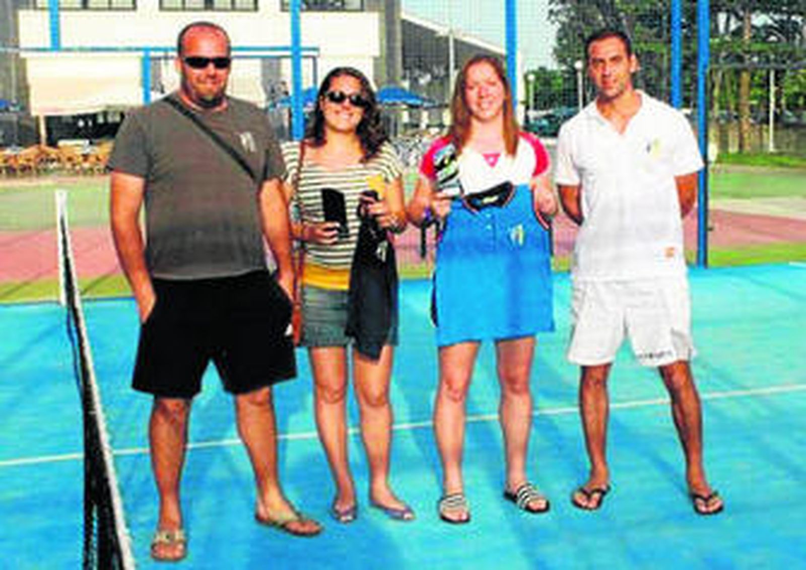 Las parejas que se hicieron con la victoria en el torneo.