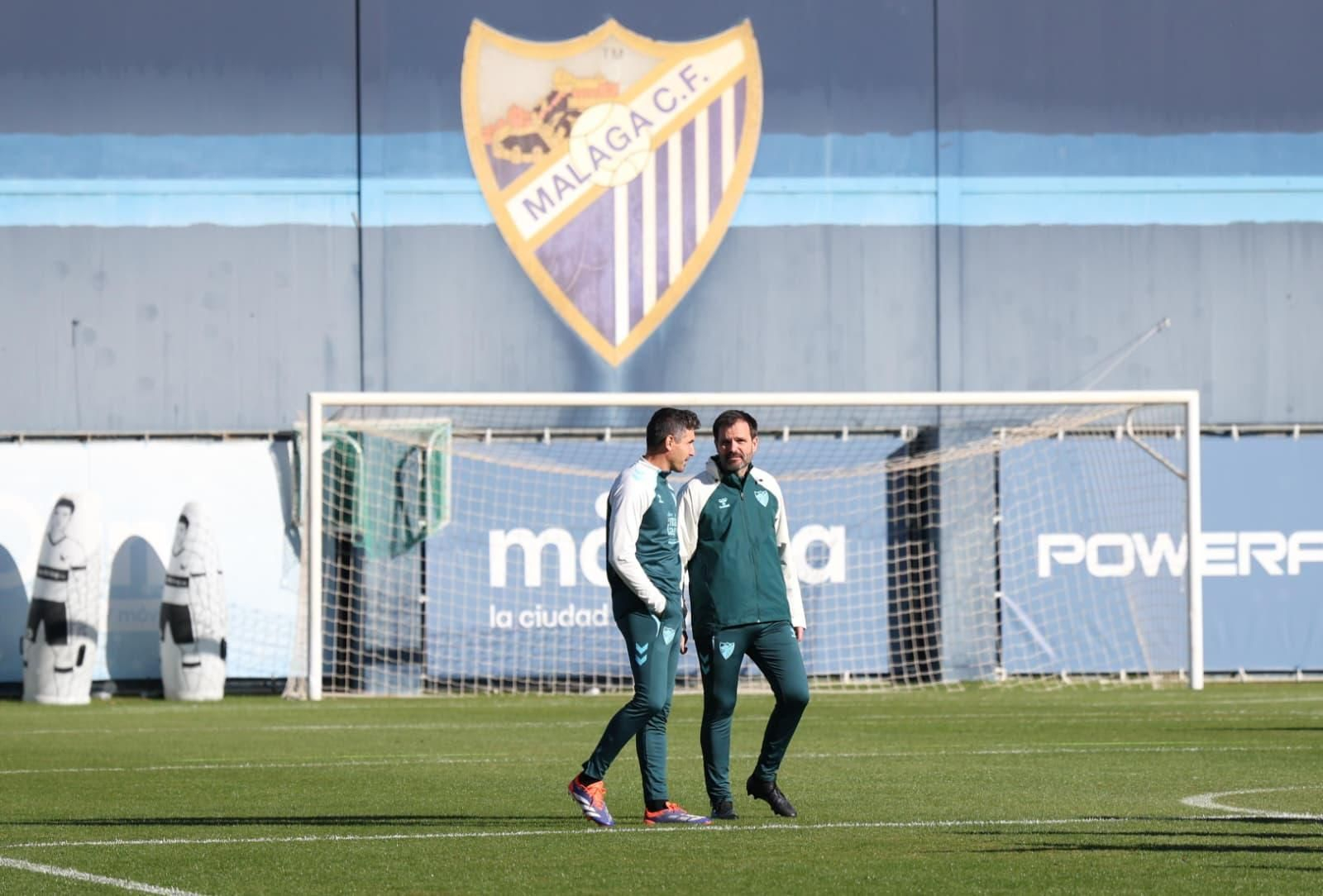 Juan Carlos Andrés ya ejerce como mano derecha de Funes en el Málaga CF