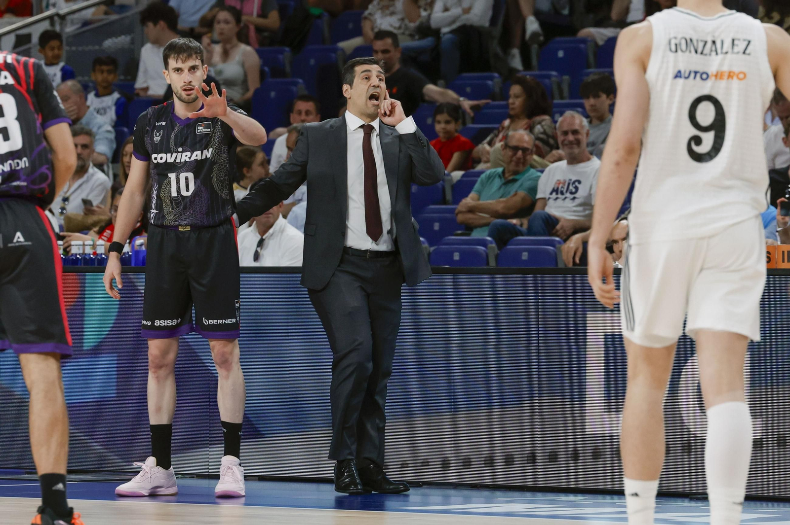 Pin, en el pasado partido ante el Real Madrid