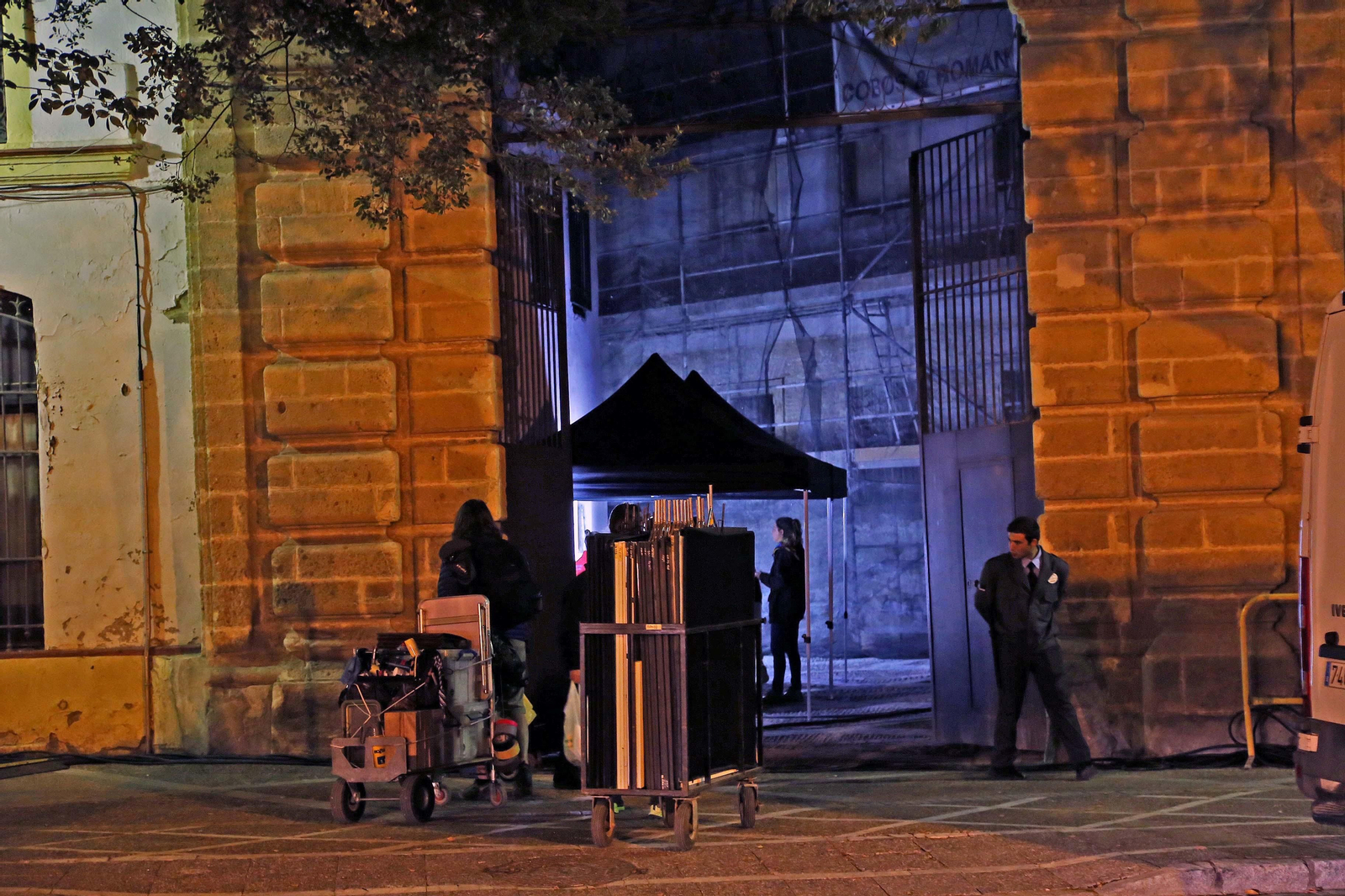 Rodaje The Crown en Jerez