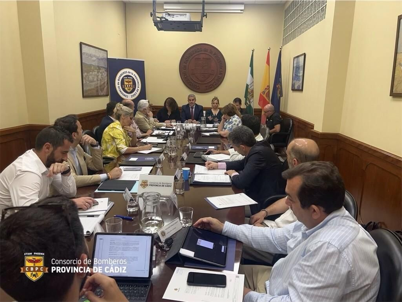 Reunión de la Junta General del Consorcio de Bomberos de la Provincia de Cádiz. Reunión de la Junta General del Consorcio de Bomberos de la Provincia de Cádiz.