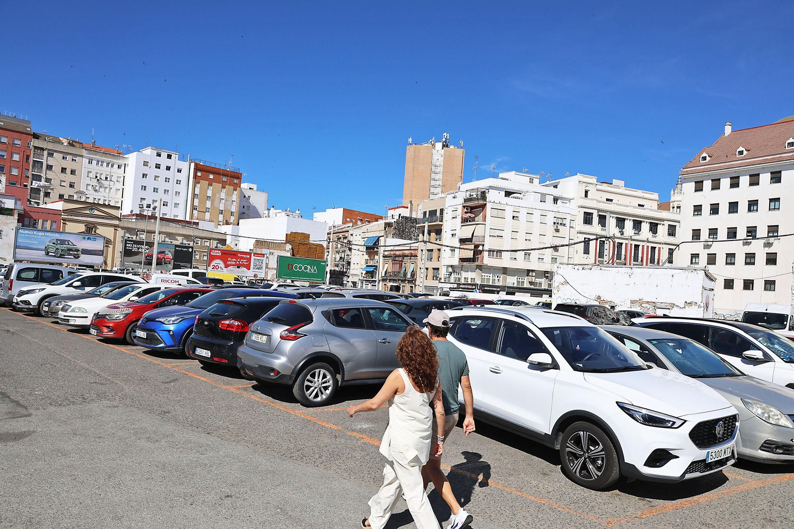 Imágenes de la zona donde irá ubicada la nueva Plaza Mayor de Huelva