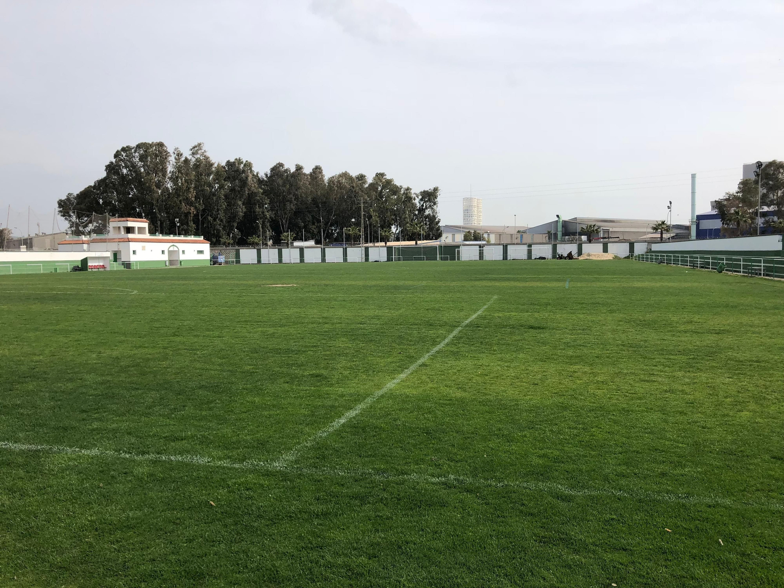 El campo de fútbol de Palmones.