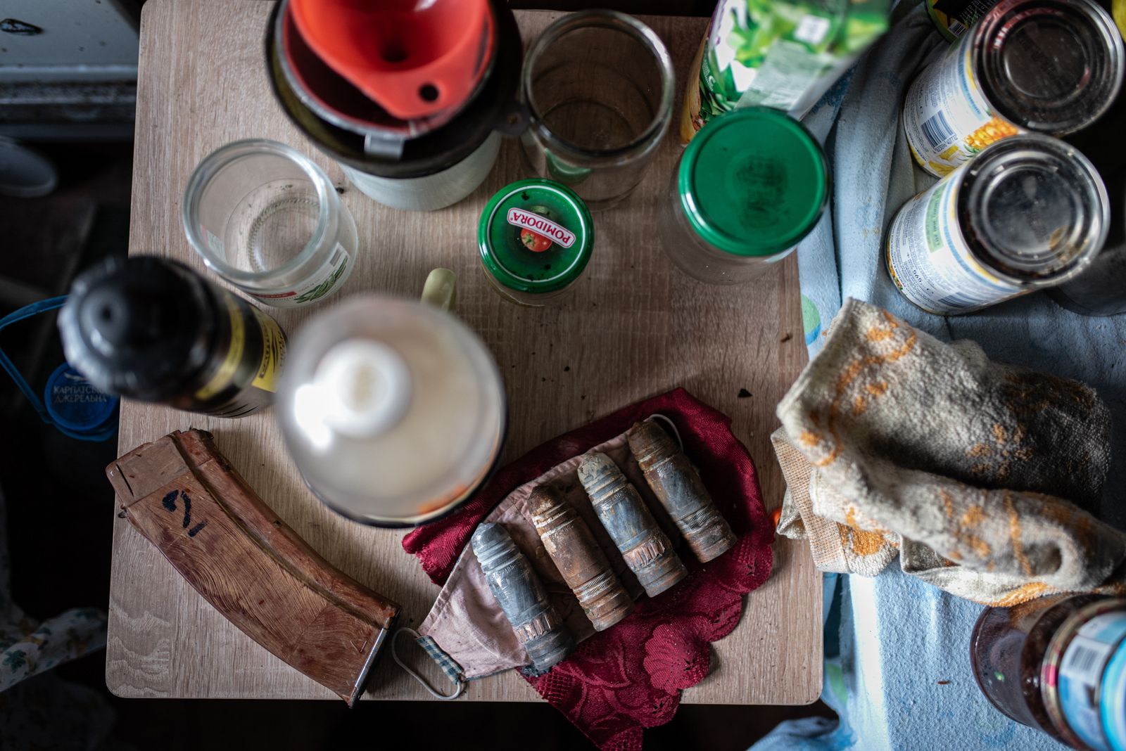 La crónica de dos onubenses en la guerra de Ucrania, en imágenes