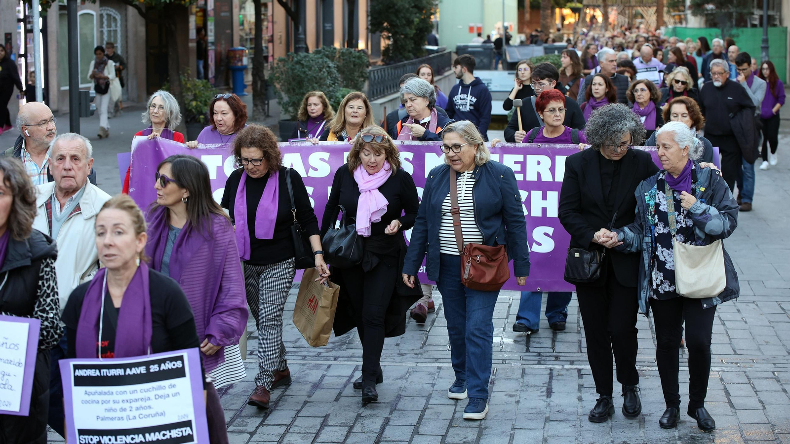 Imágenes de la manifestación del 25N 2024 en Jerez
