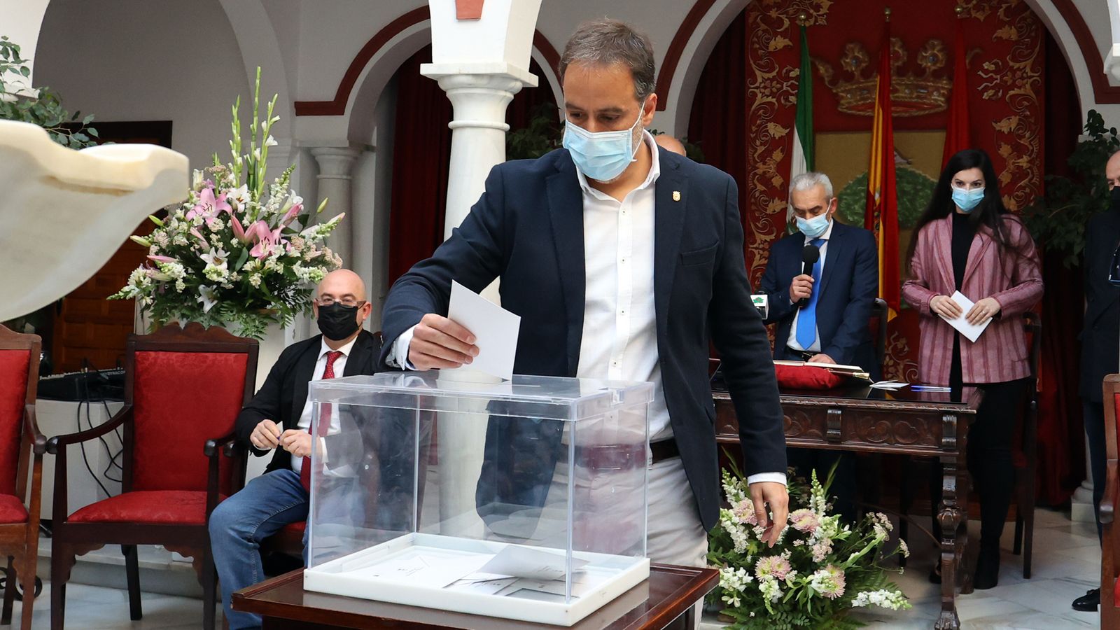 Imágenes de la toma de posesión de Ramón Galán como Alcalde de Trebujena
