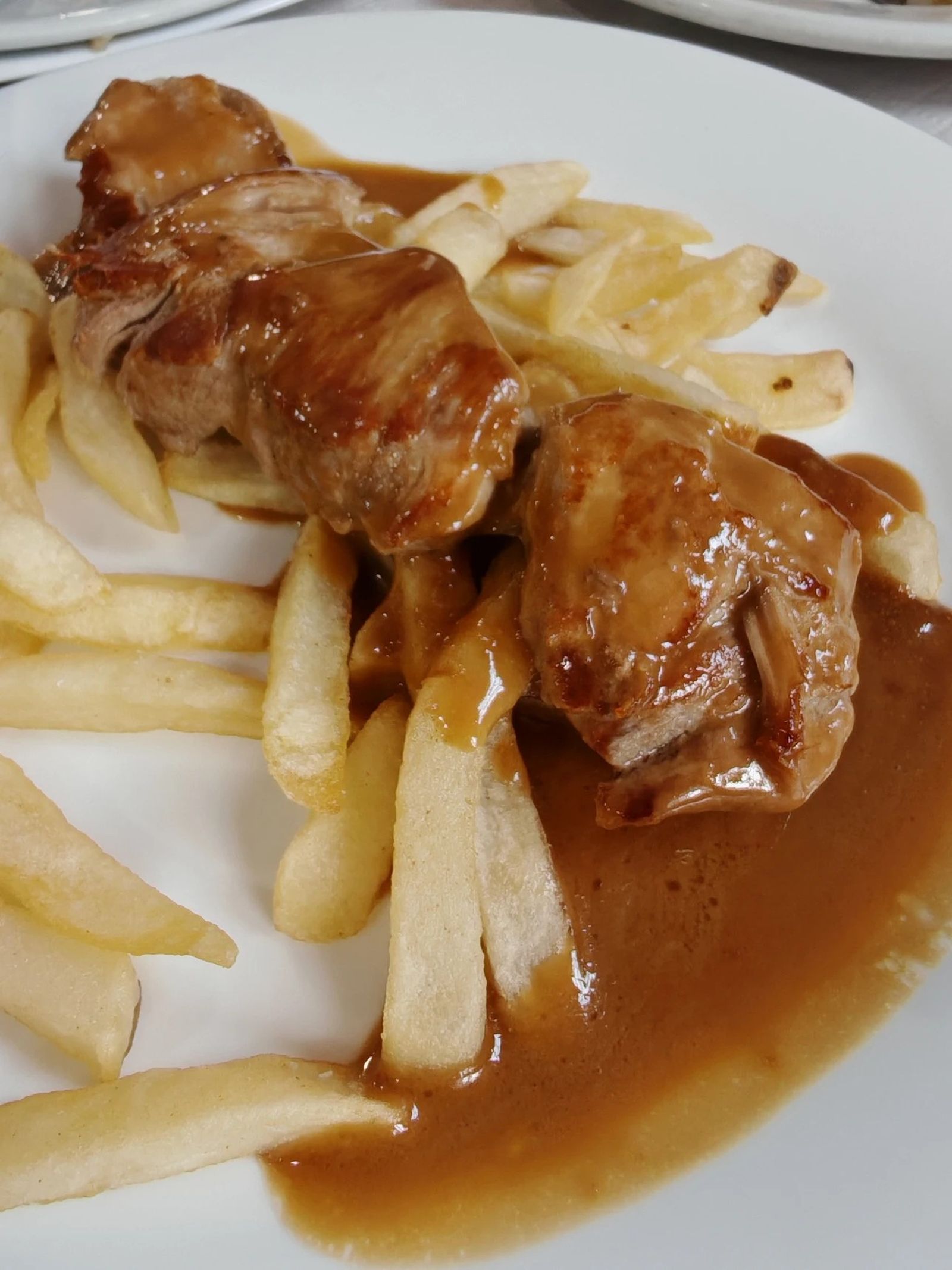 Plato de la Venta El Pollo.