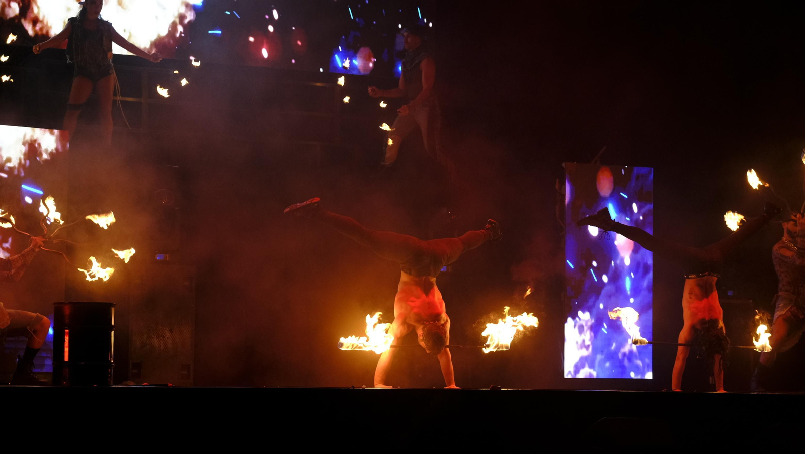 Imágenes del espectáculo 'The Talent' en la Gala XV Aniversario Diario de Almería