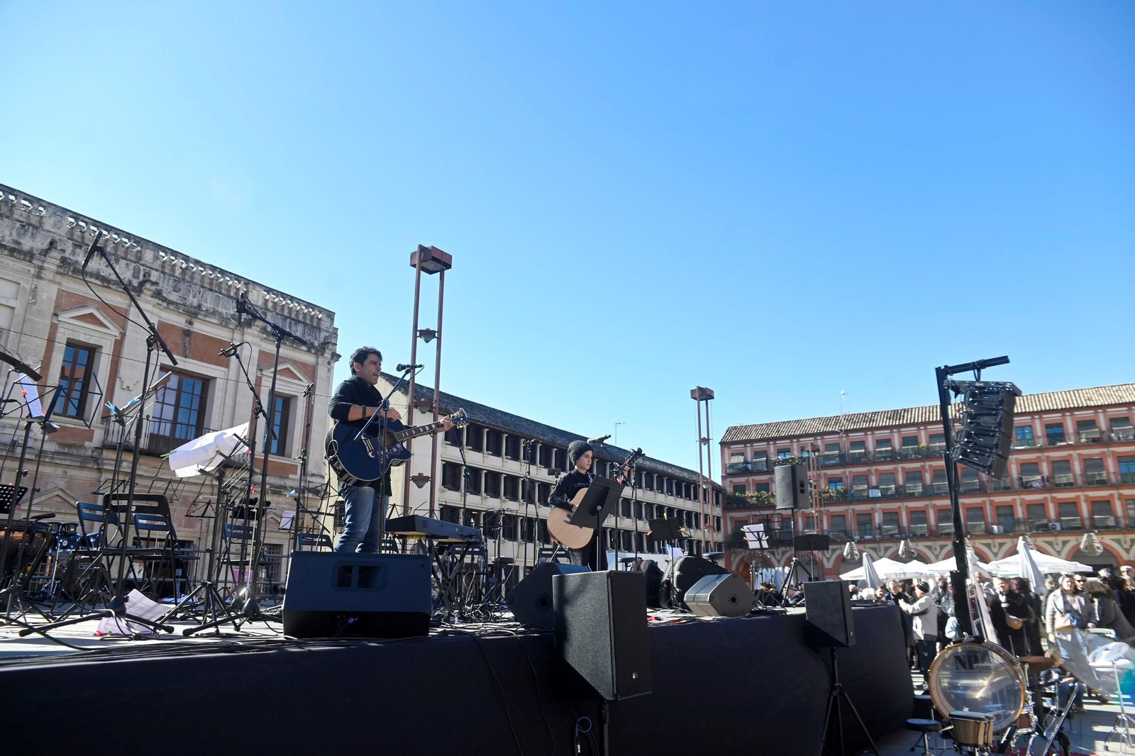 El concierto de la plataforma Juntos por un Auditorio para Córdoba en La Corredera