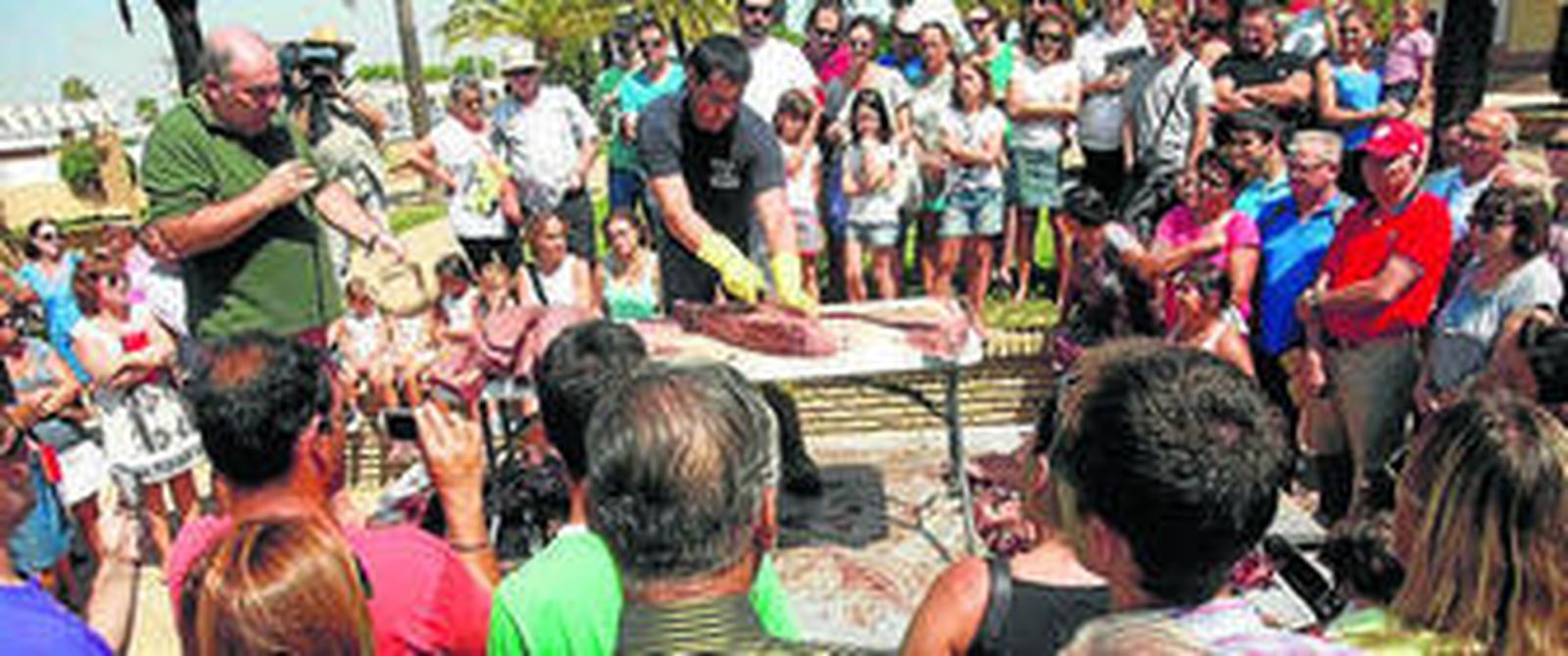 Jornadas sobre el atún, el pasado verano en Isla Cristina.