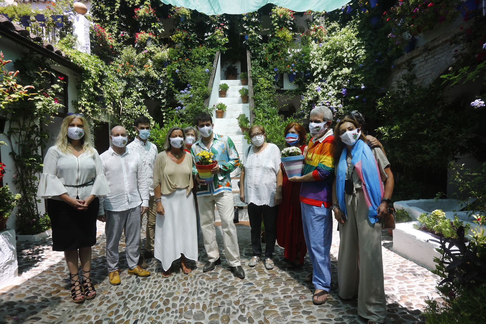 La visita de Lorenzo Caprile y Palomo Spain a los Patios de Córdoba, en imágenes
