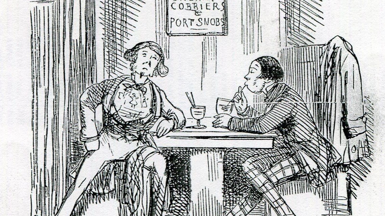 Anunciado en un pub de Londres.