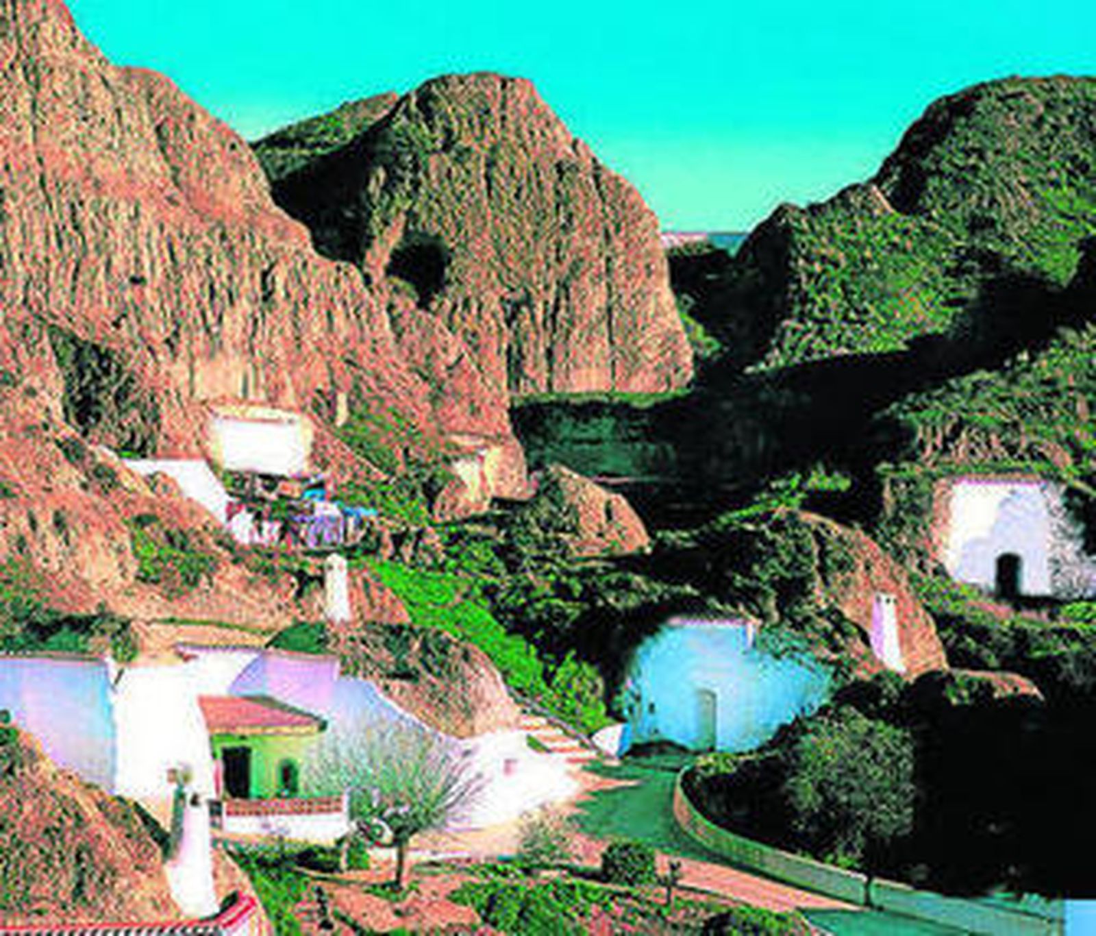 La mayor parte de las casas cuevas están en la provincia de Granada.