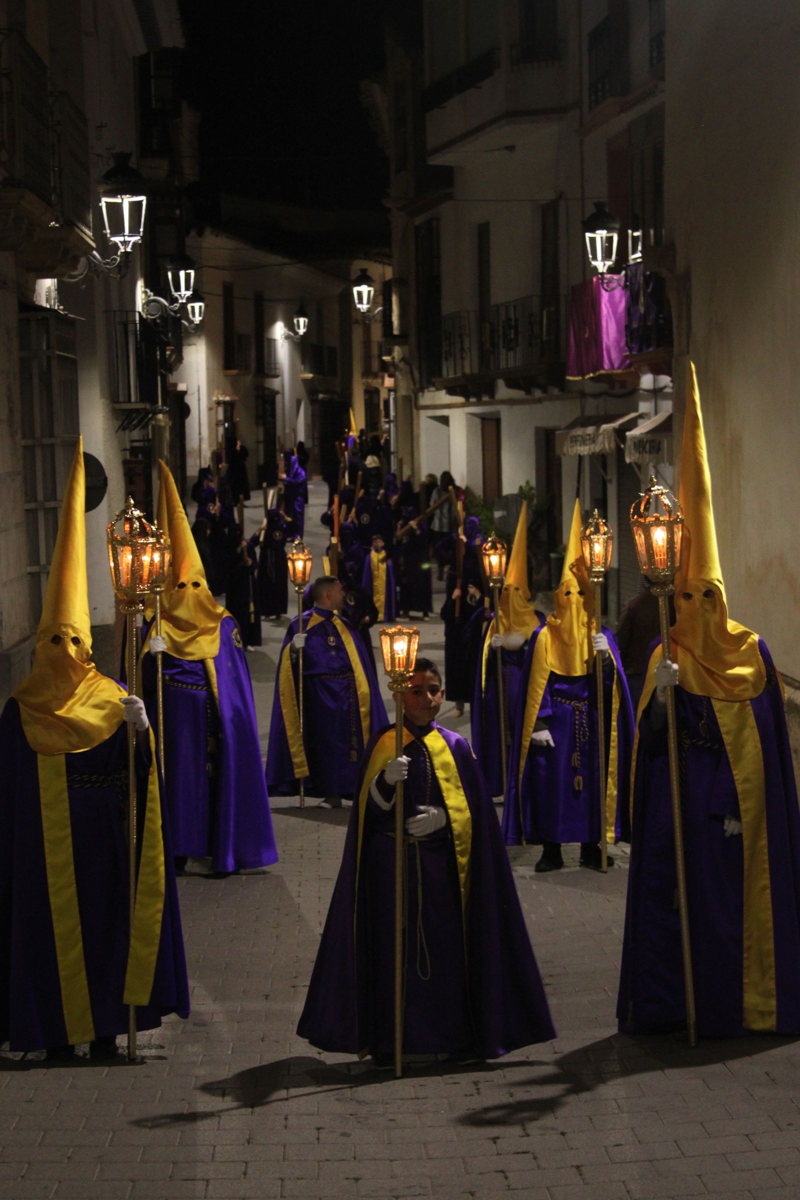 Las imágenes de las procesiones del Jueves Santo en Vélez Rubio