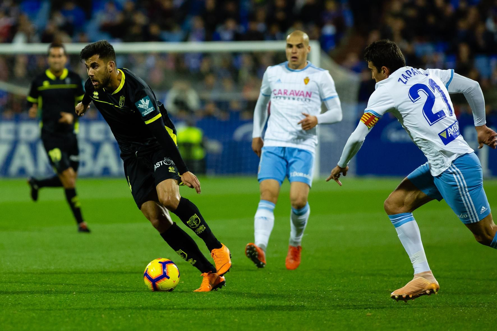 El Zaragoza-Granada CF, en imágenes