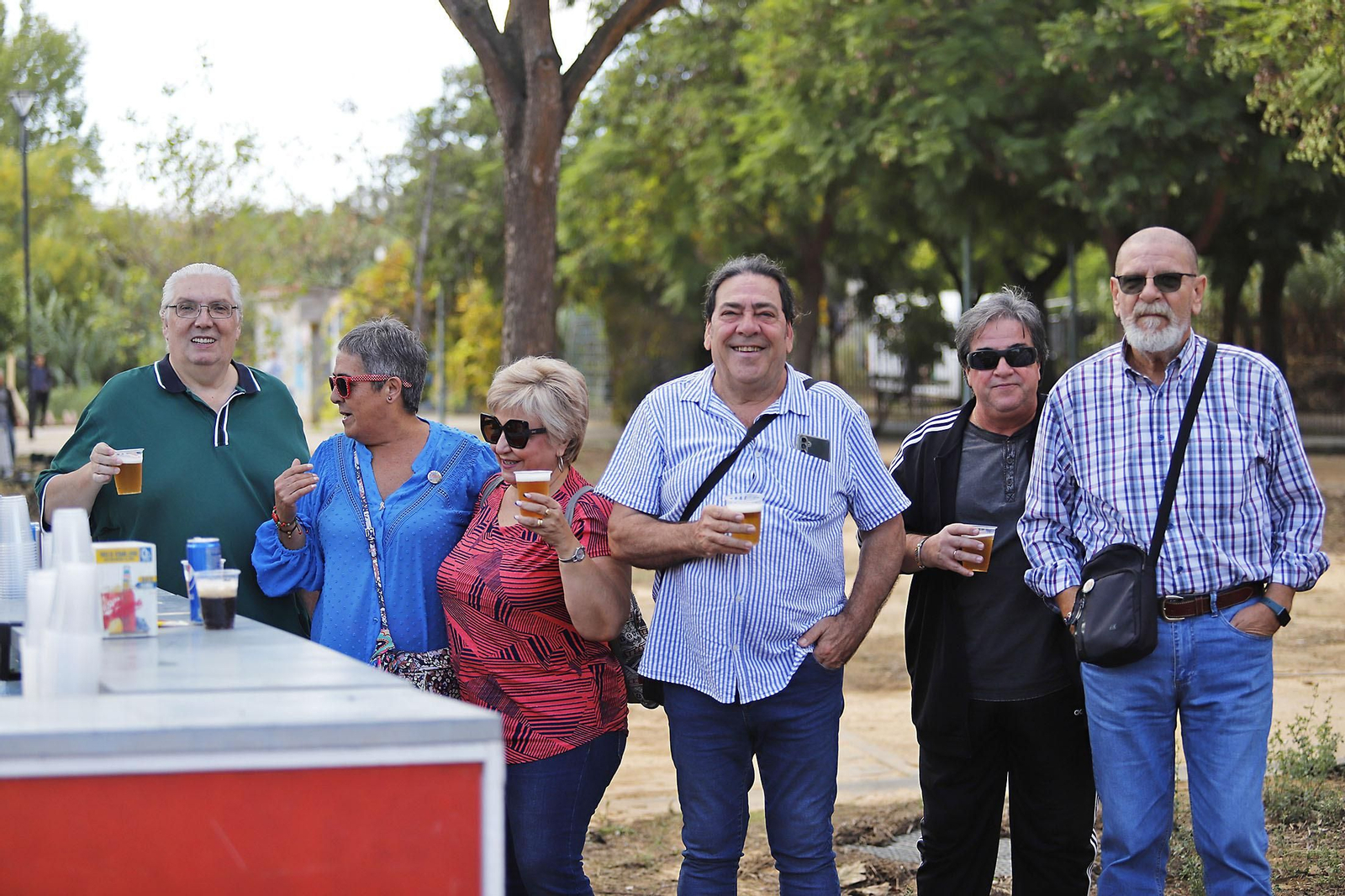 Imágenes de la convivencia carnavalera del Parque Moret en Huelva