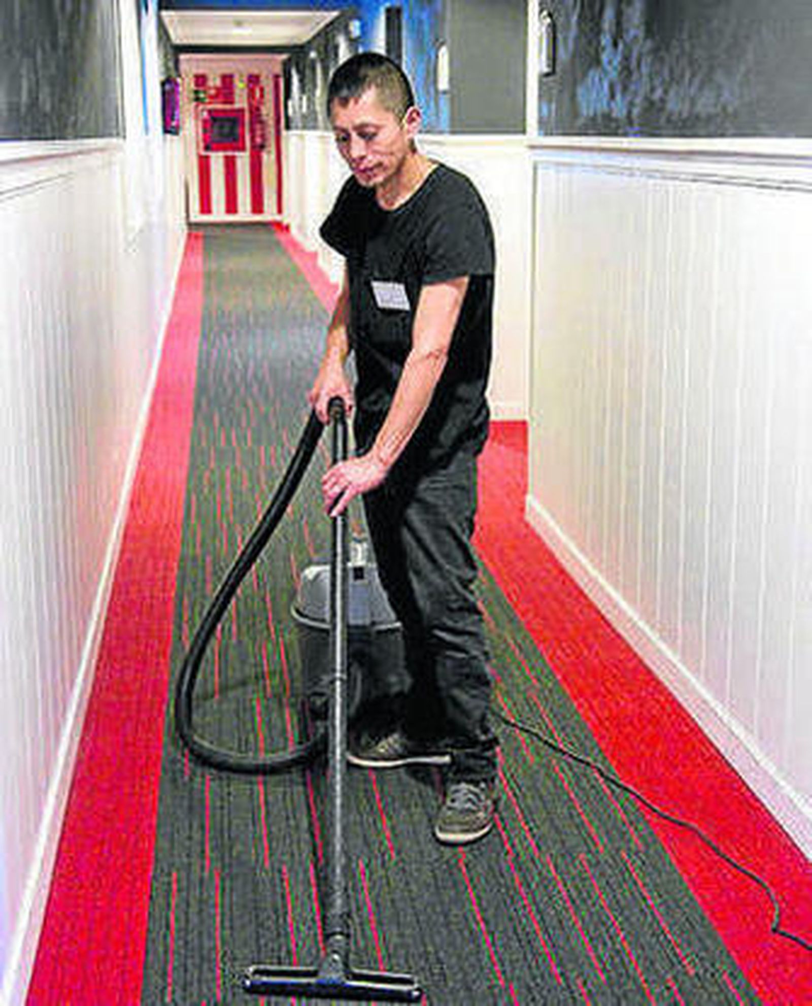 Trabajo a través de La Caixa.