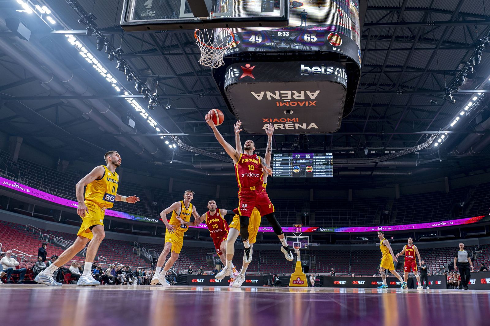 Las mejores fotos del Ucrania-España de baloncesto