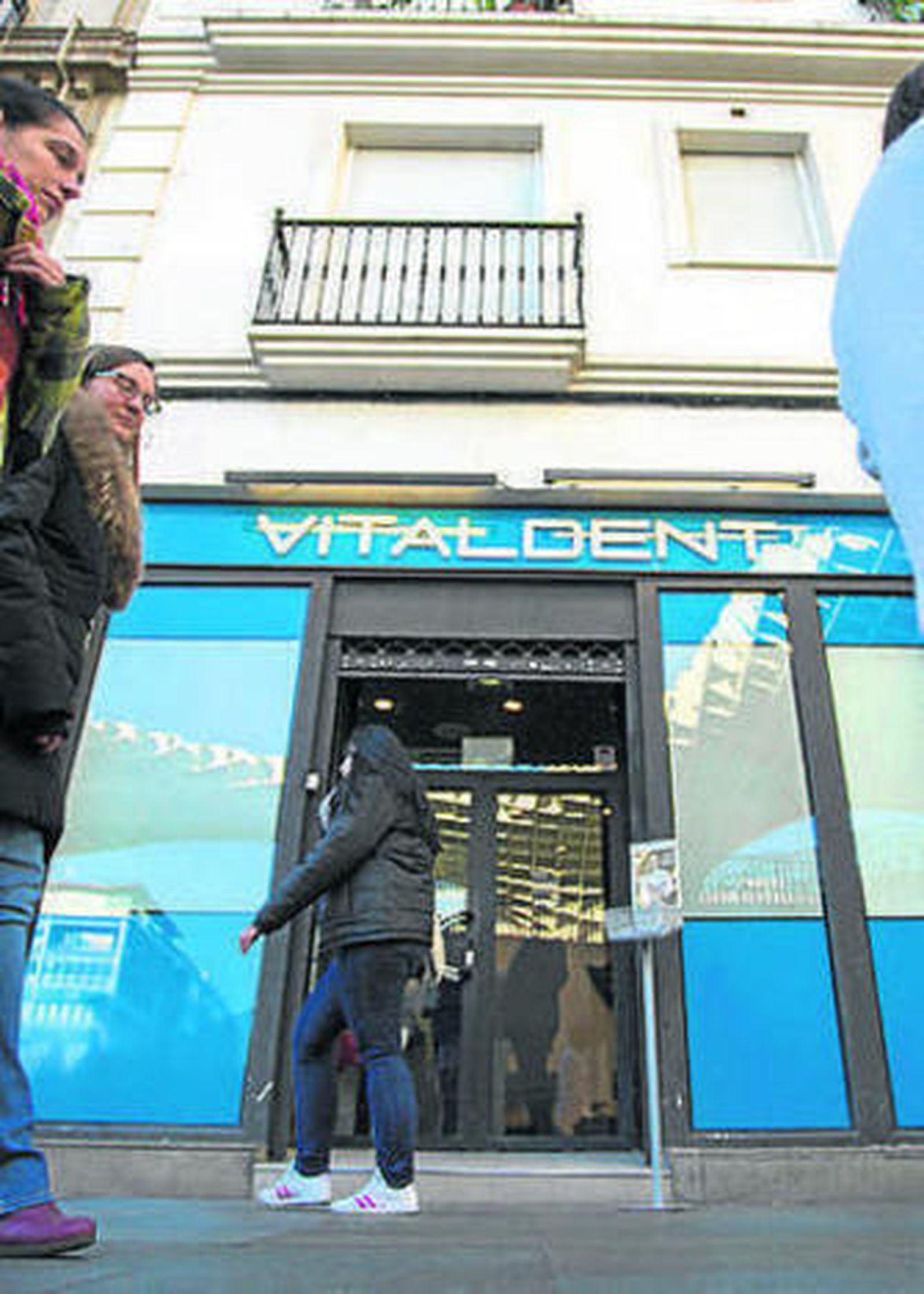 Acceso a una clínica Vitaldent.