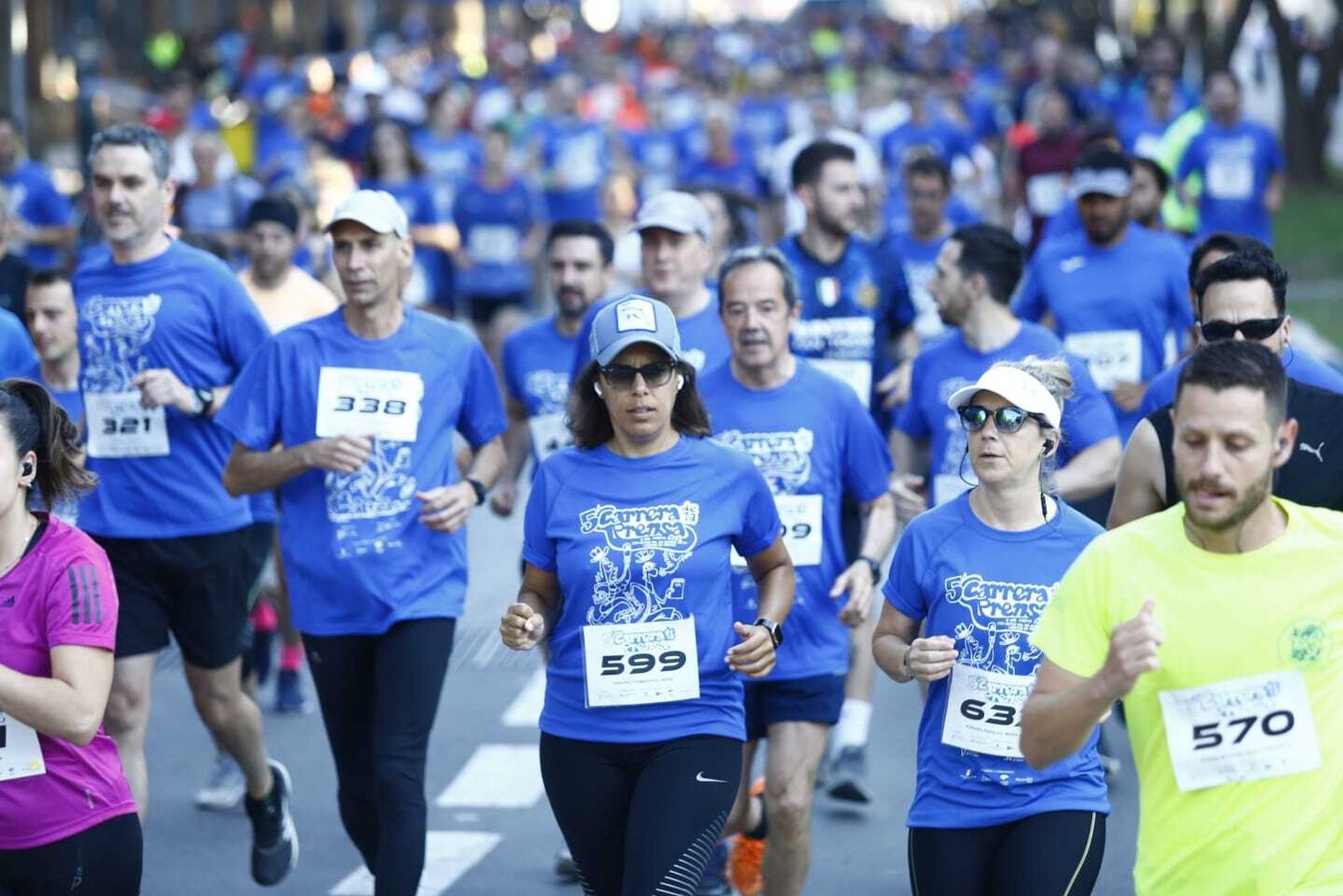 Las imágenes de la quinta carrera por la libertad de prensa