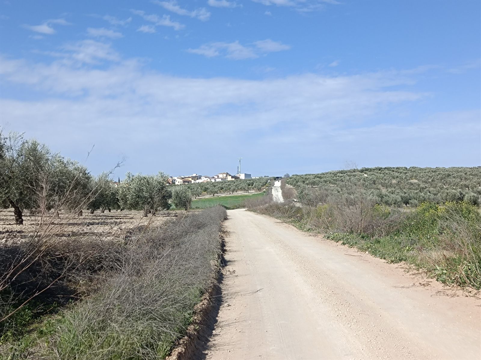 Seguimos la A-92 en paralelo por un carril hasta volver al túnel que la cruza.