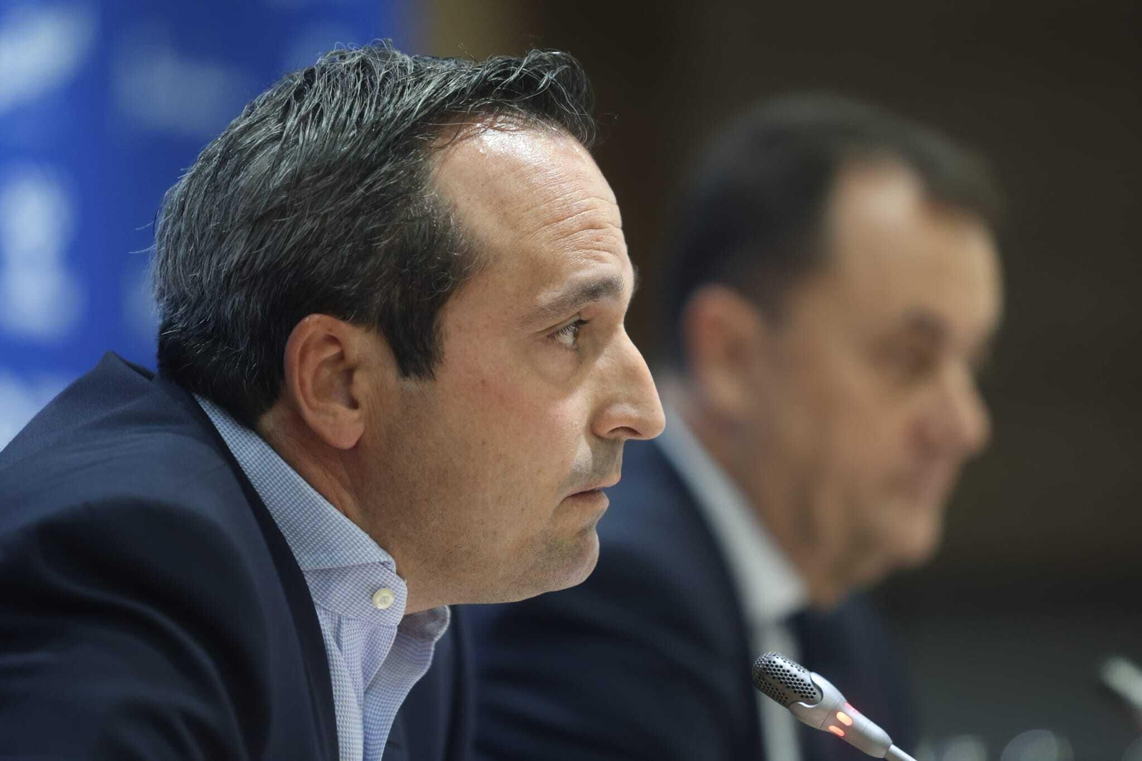 La rueda de prensa de José María Muñoz y Kike Pérez, en fotos