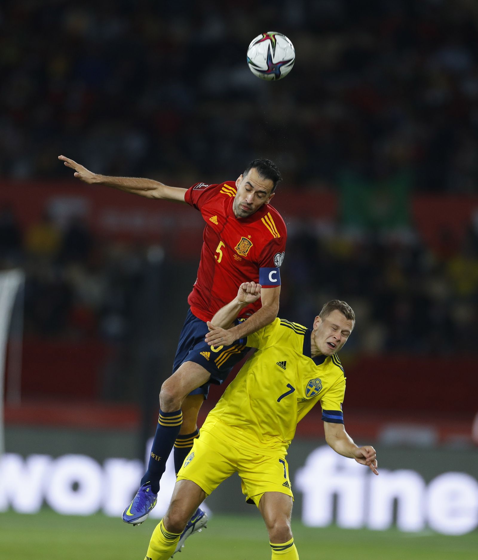 Las imágenes del España-Suecia