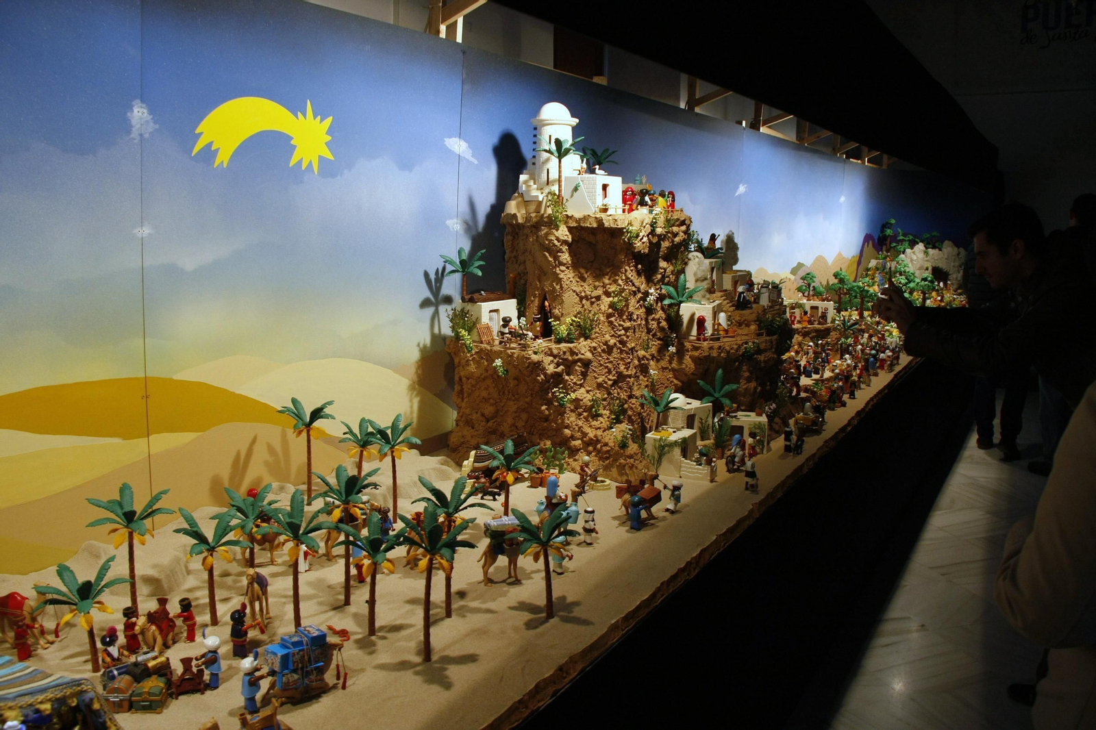 Una imagen del Belén Solidario de Playmobil destinado a recaudar fondos para la asociación La Gaviota.