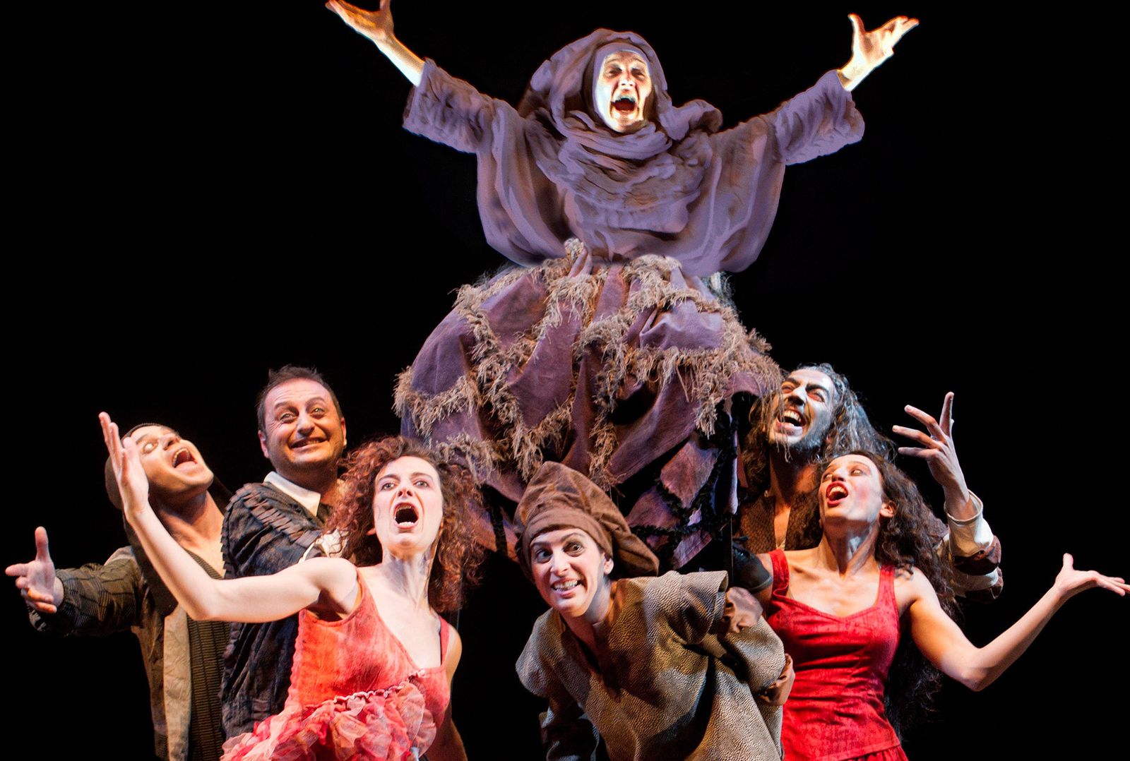 Puesta en escena de la obra 'La Celestina'.