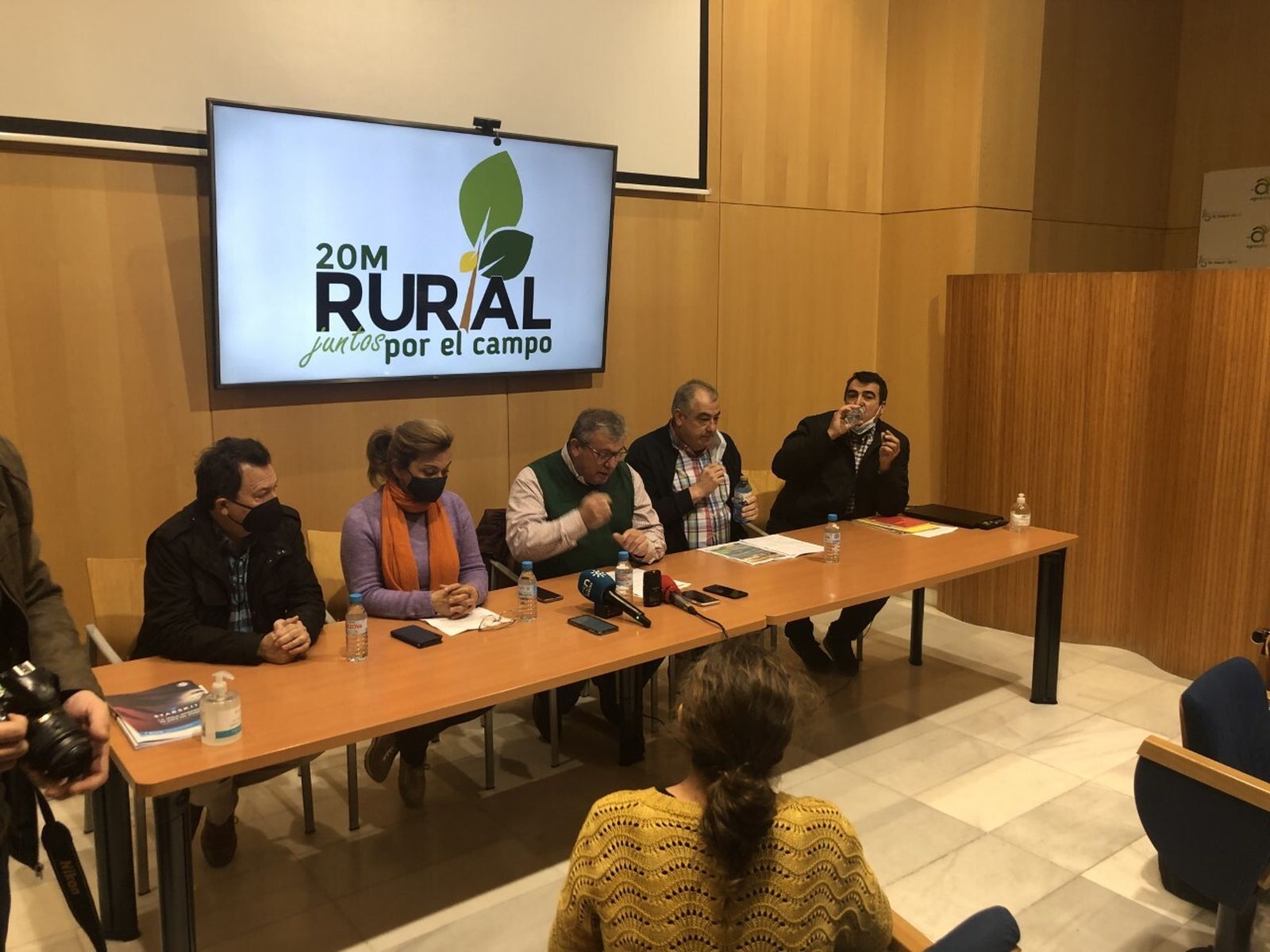 José Antonio Fernández, Francisca Iglesias, Juan Antonio González, Antonio Navarro y Andrés Góngora