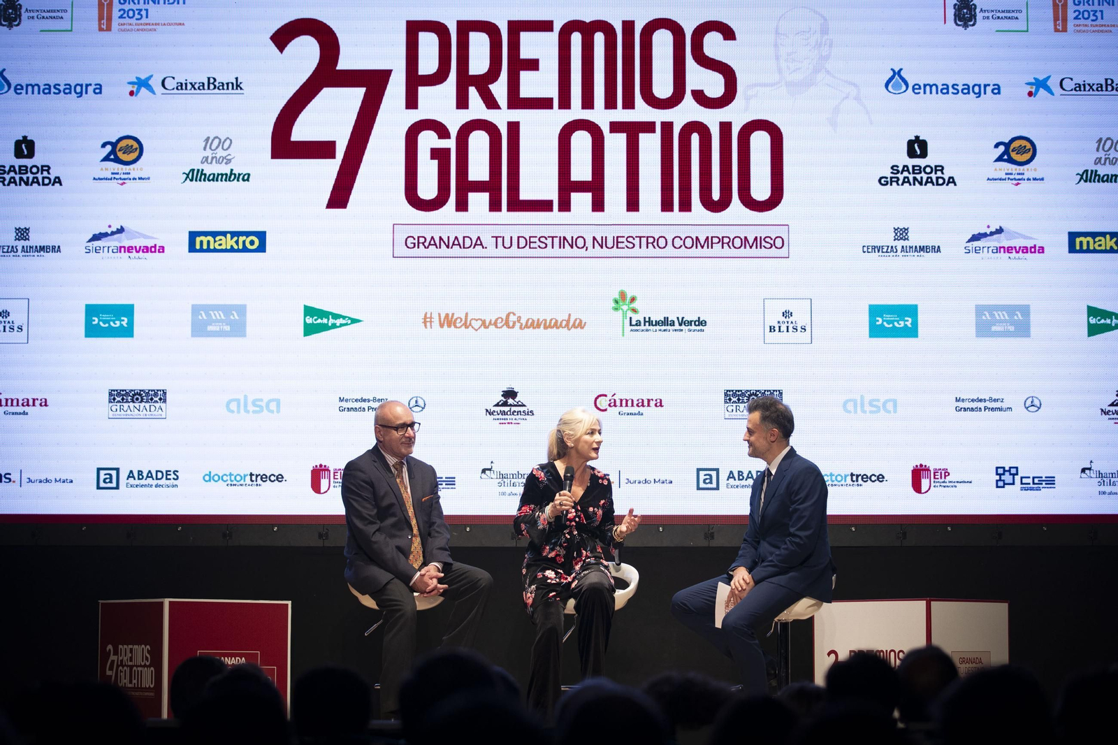 La ceremonia de entrega de los 27 Premios Galatino de Granada, en imágenes
