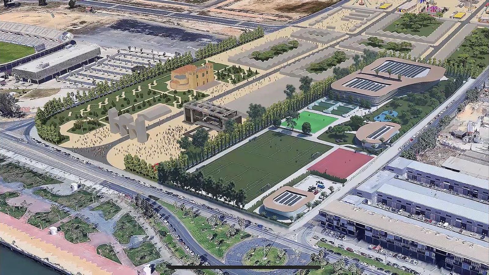 Vista del proyecto previsto por el PP.