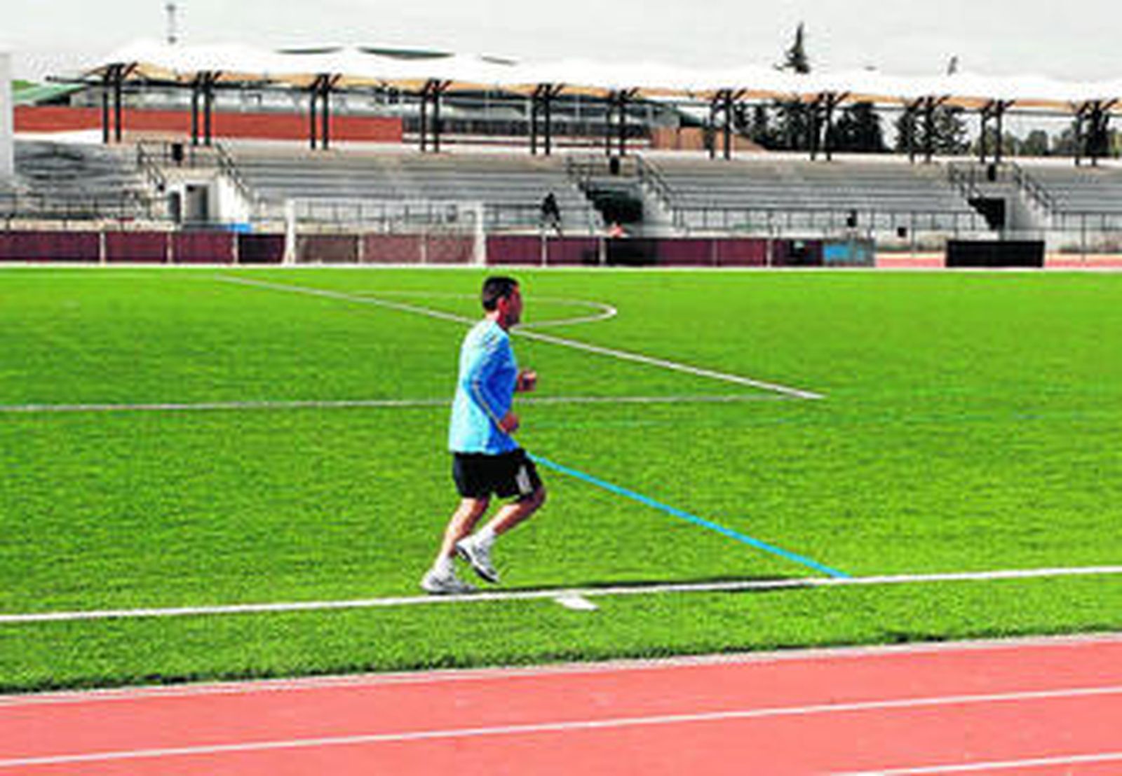 Una imagen de ayer de las instalaciones deportivas objeto de la sentencia judicial.