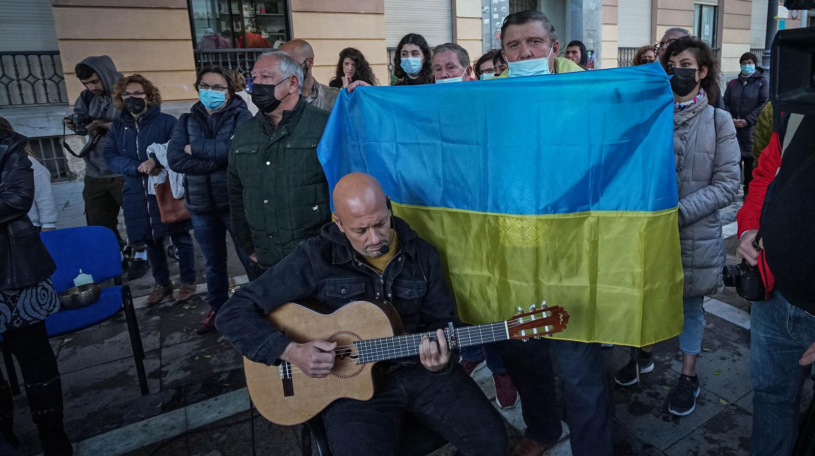 Concentración en Jerez por la paz en Ucrania