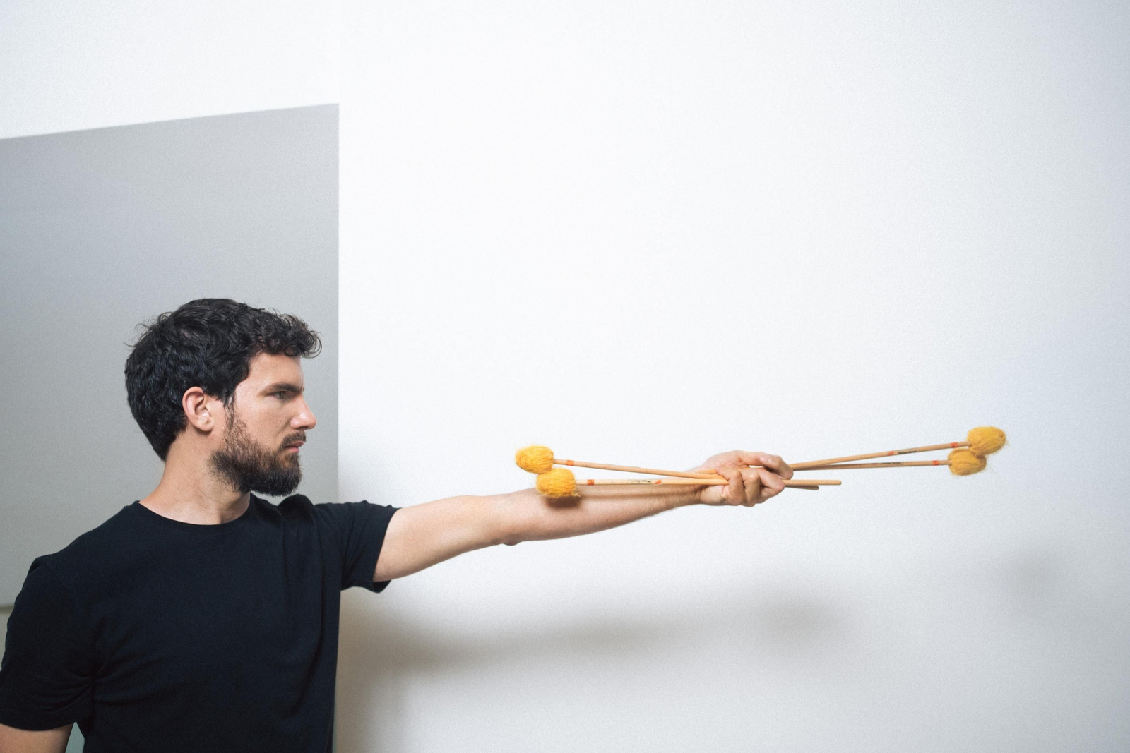 El percusionista Noé Rodrigo Gisbert (Altea, Alicante, 1992)